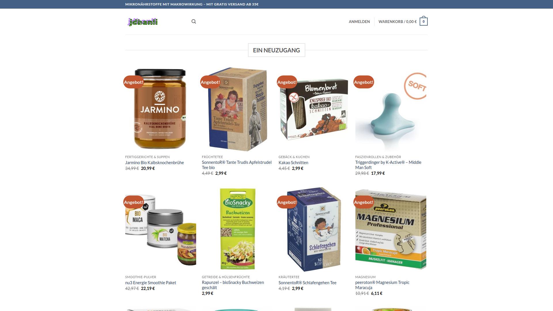 Screenshot jdbanli.com