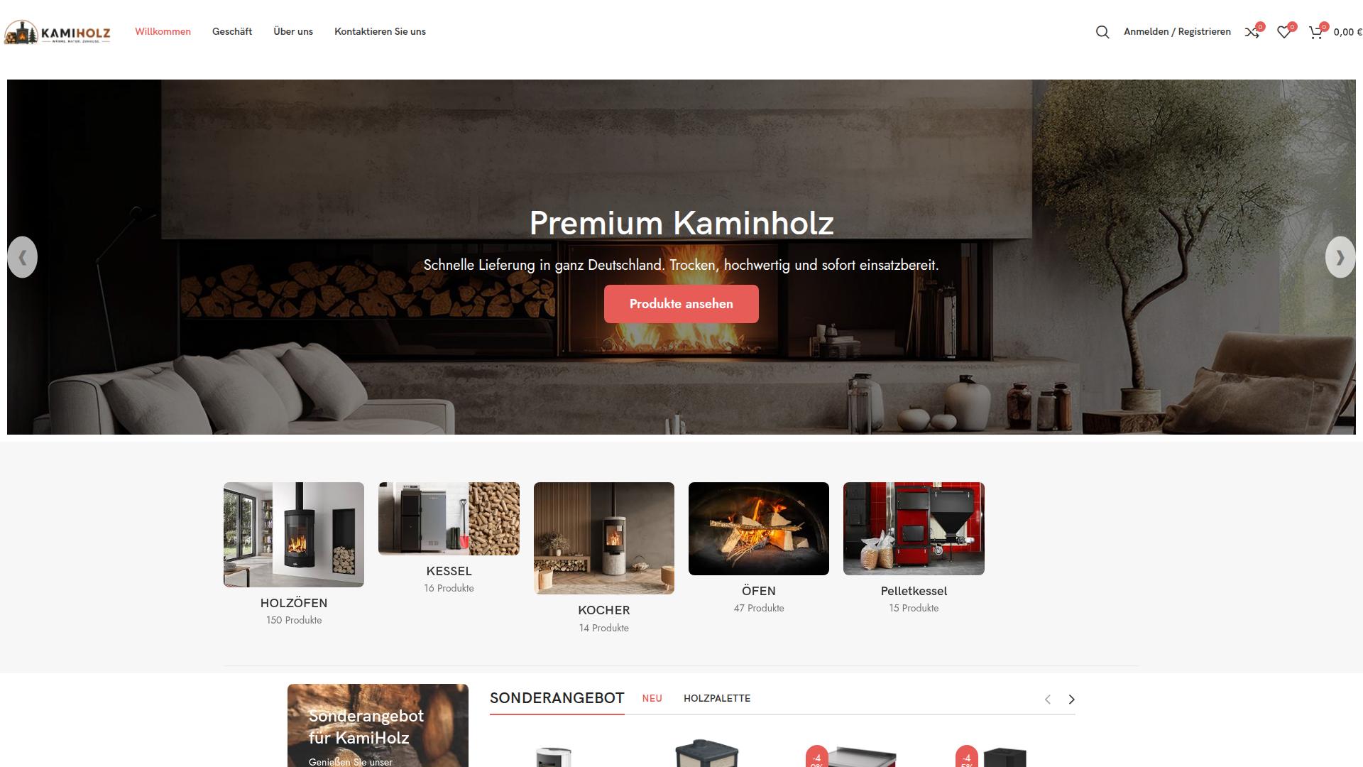 Screenshot kami-holz.de