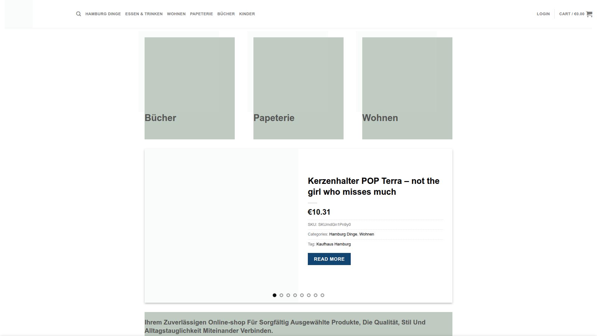 Screenshot kaufhaushamburg.com