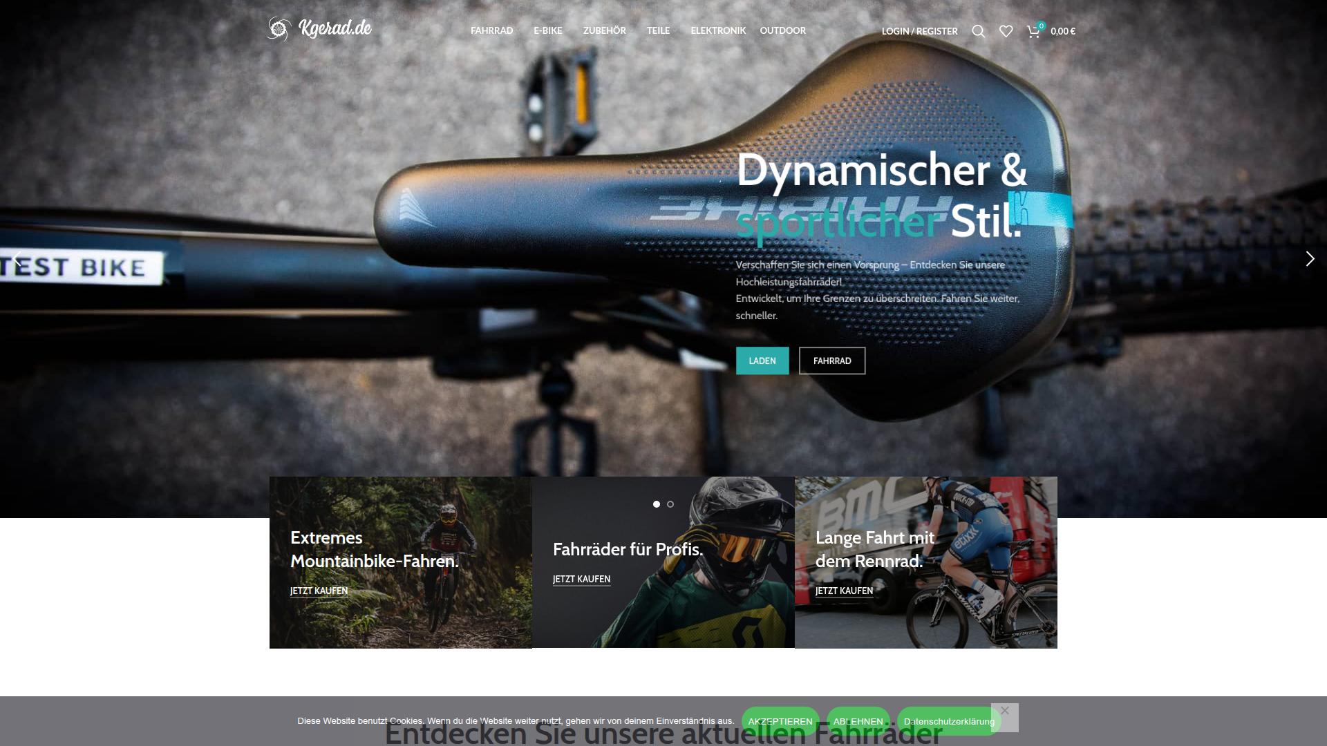 Screenshot kgerad.de