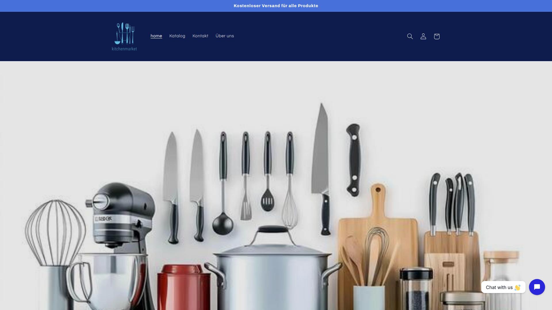 Screenshot kitchenmarket1.myshopify.com