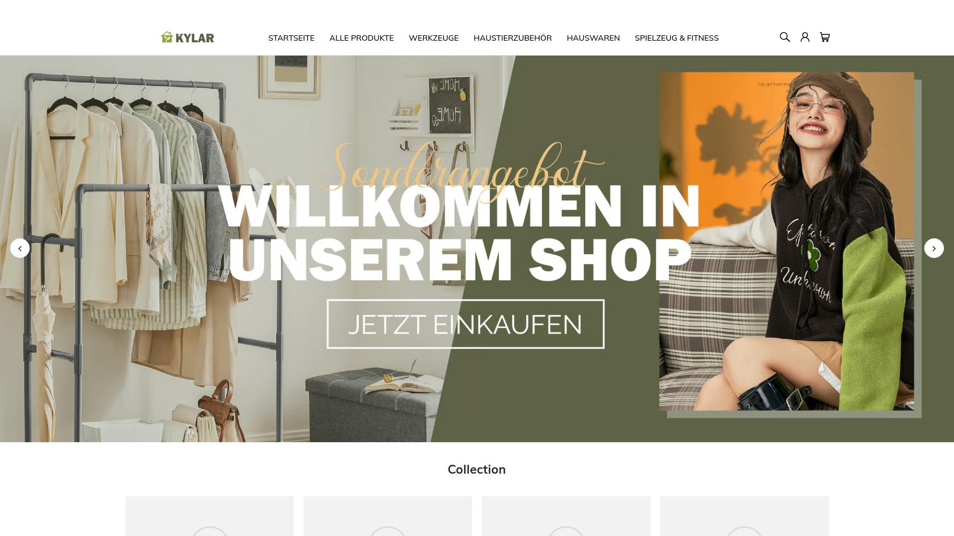 Screenshot kylar.de