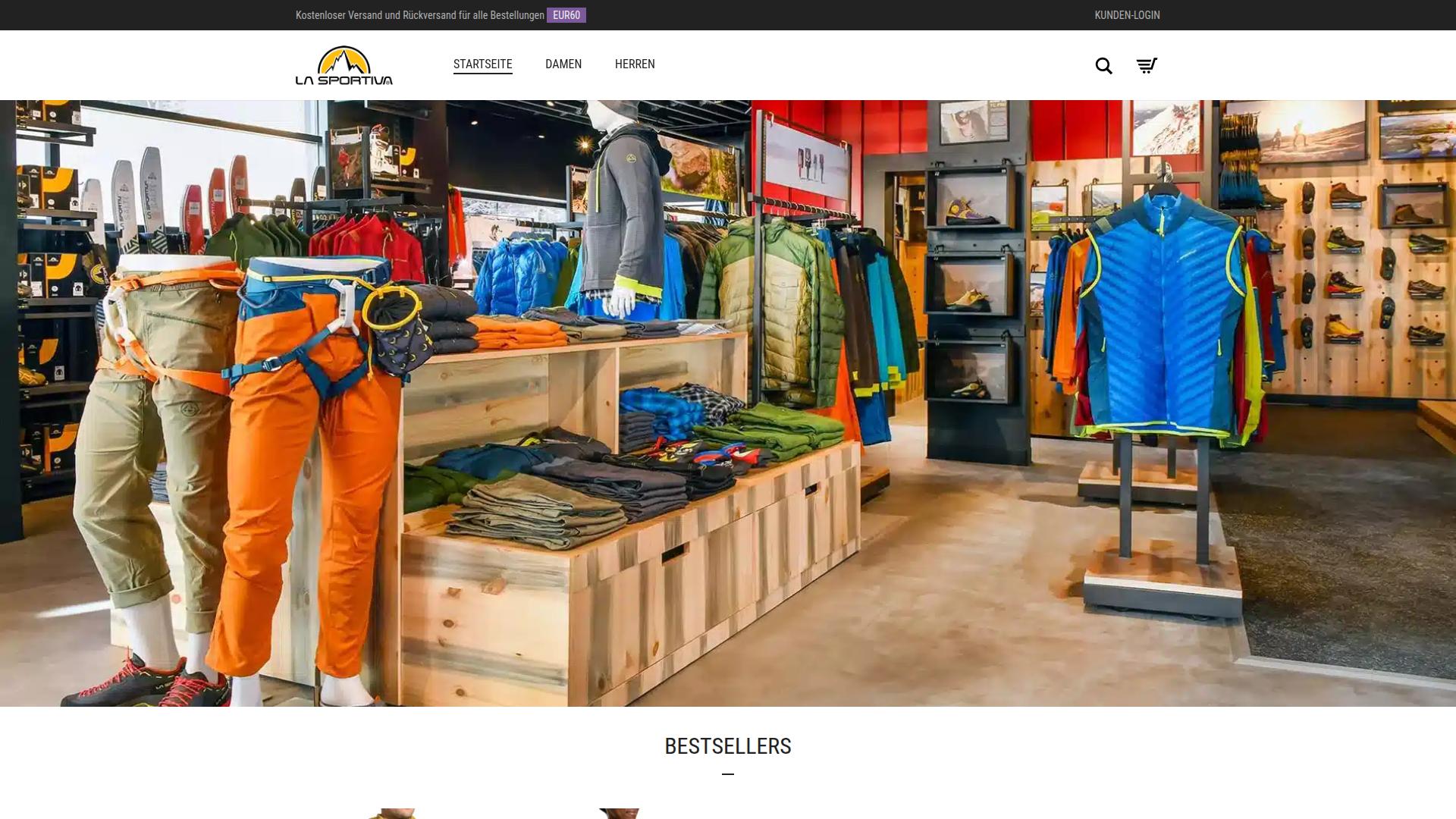 Screenshot lasportivaoutlet.at