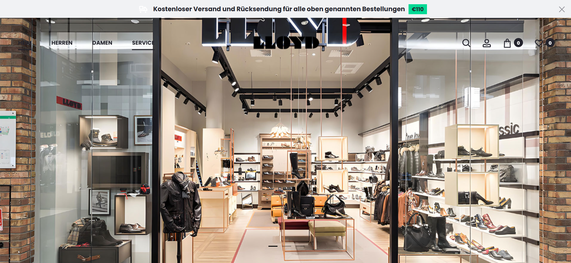 Screenshot lloydsosterreich.at