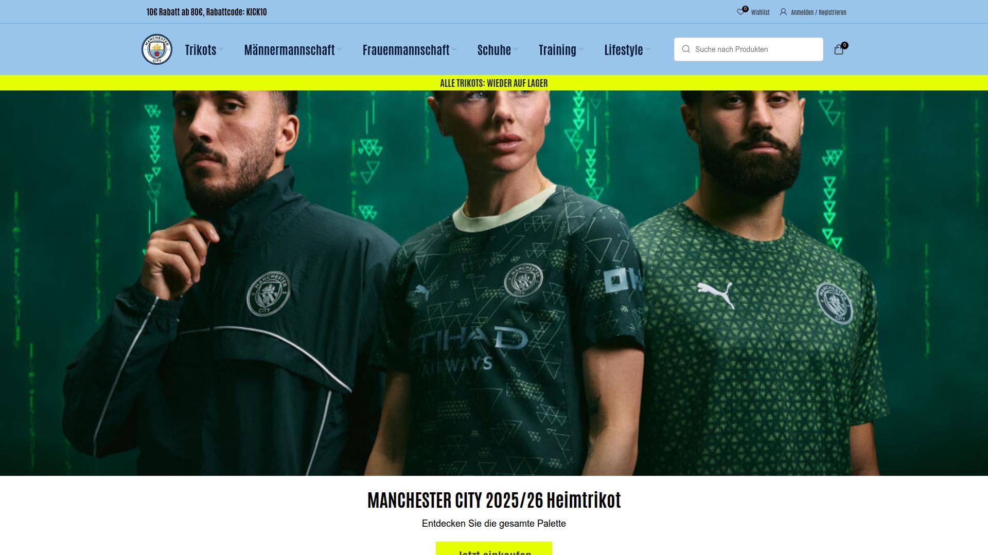Screenshot mancitytrikots.de