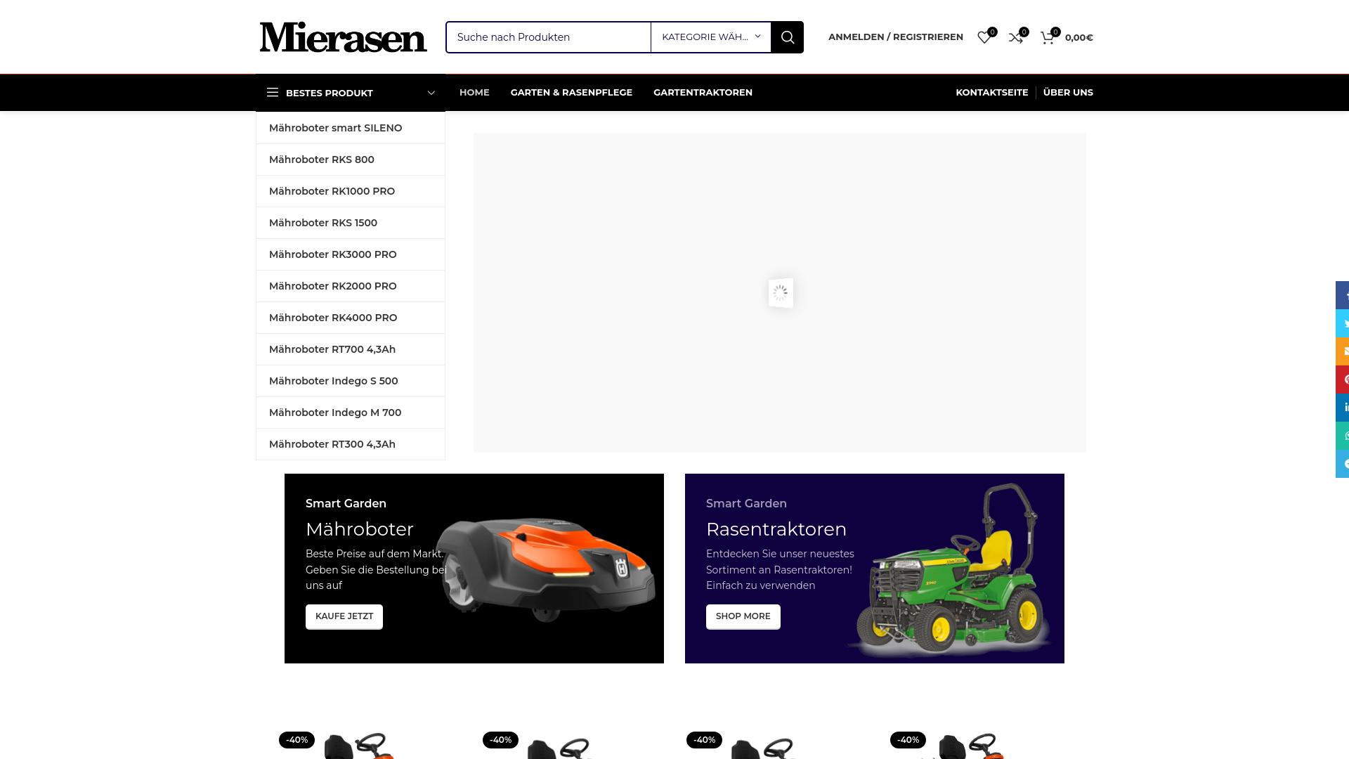 Screenshot mierasenh.com