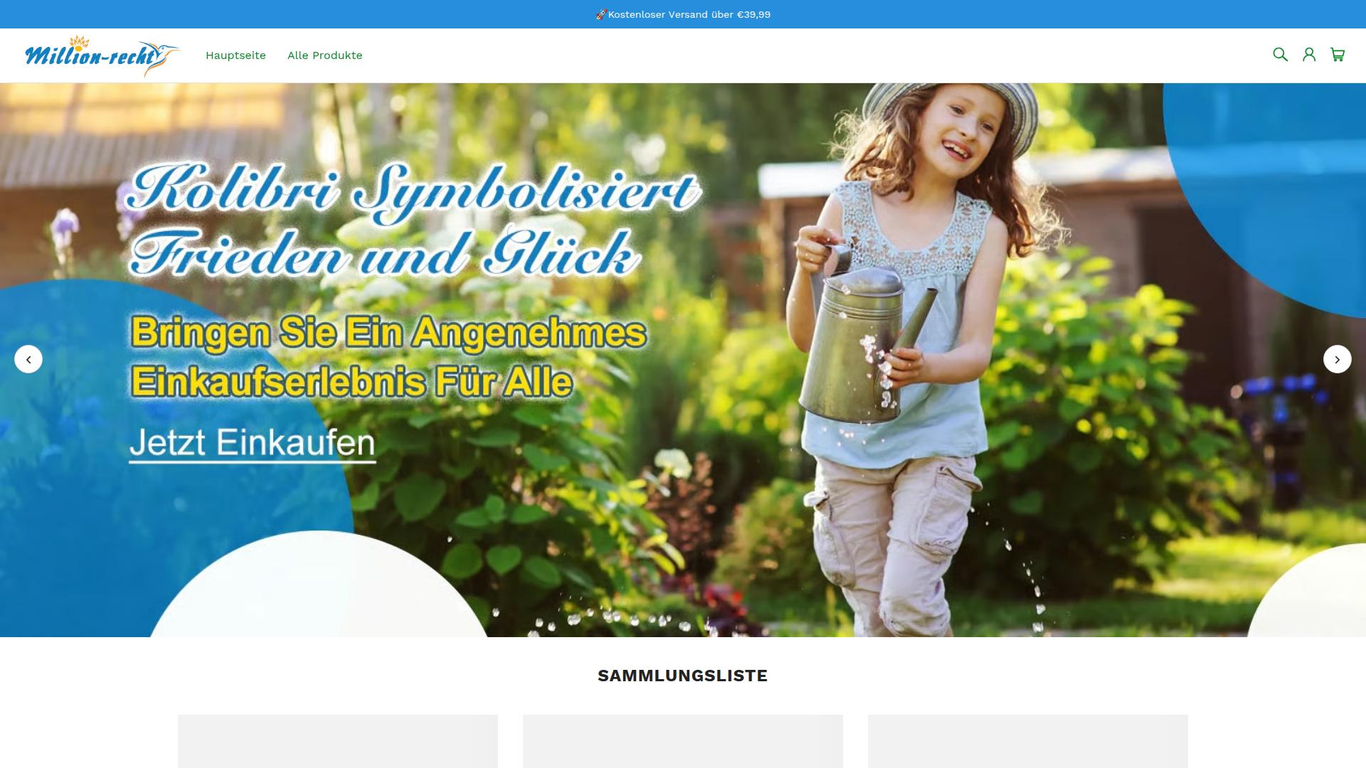 Screenshot million-recht.de