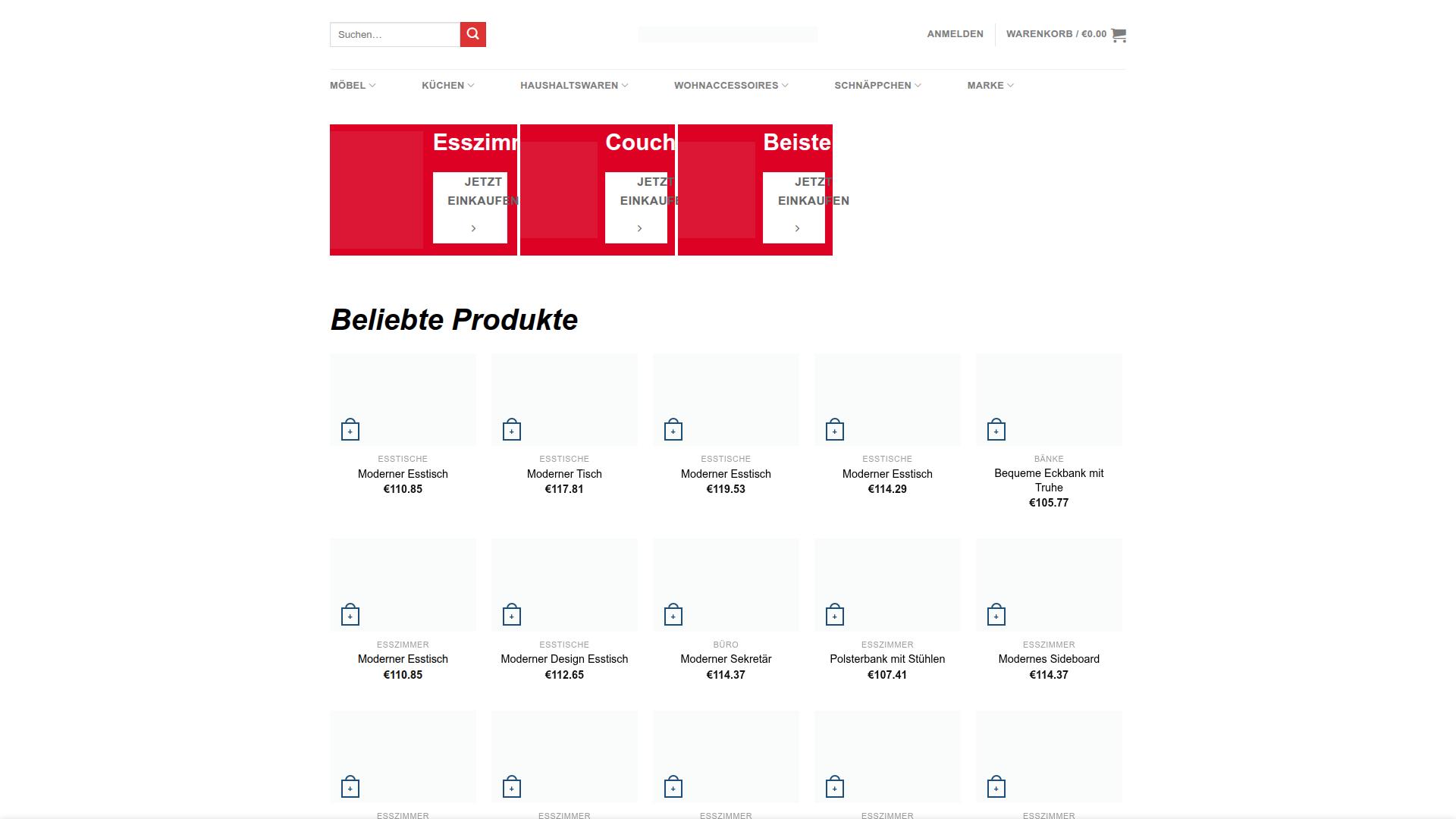 Screenshot mobelmomente.com