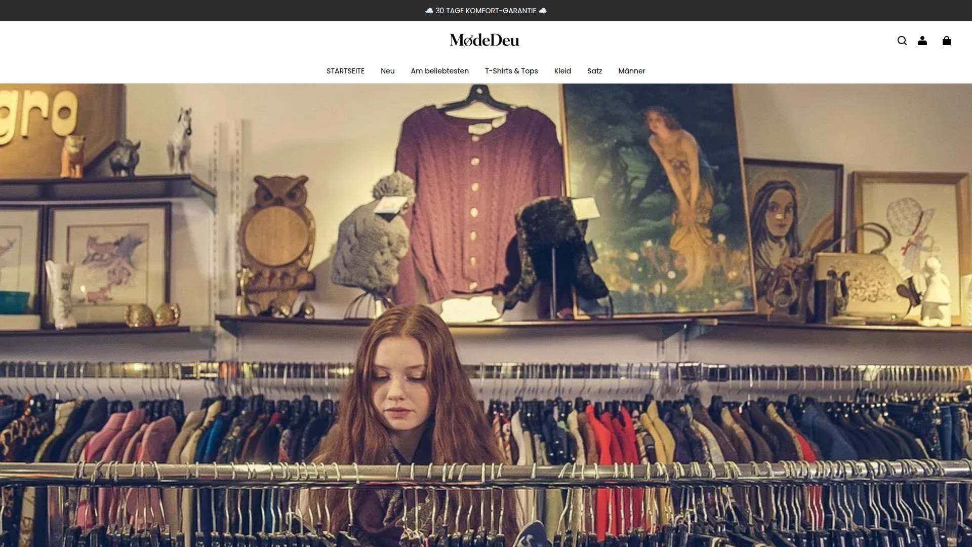 Screenshot modedeu.com