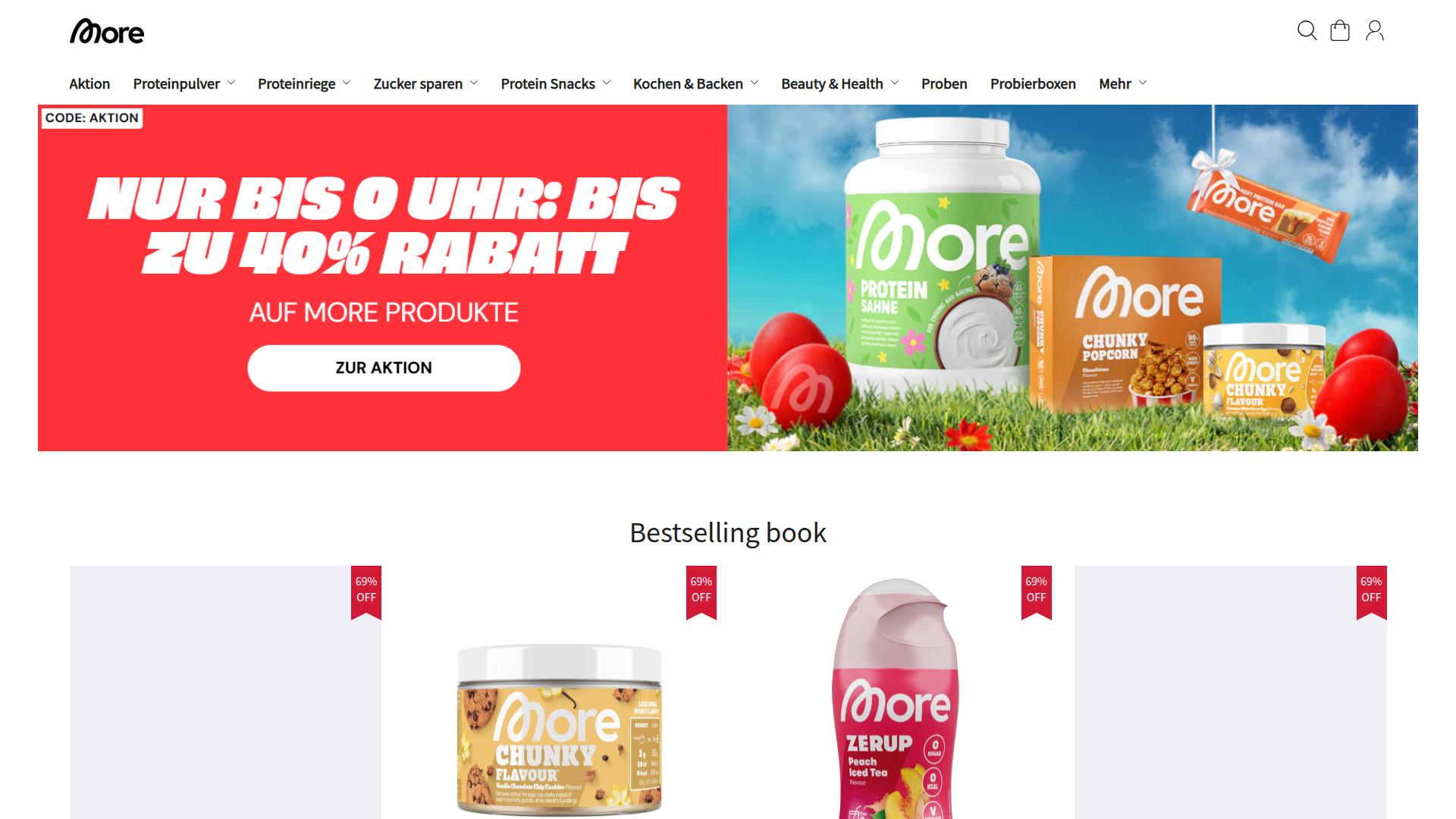 Screenshot morenutritionde.shop