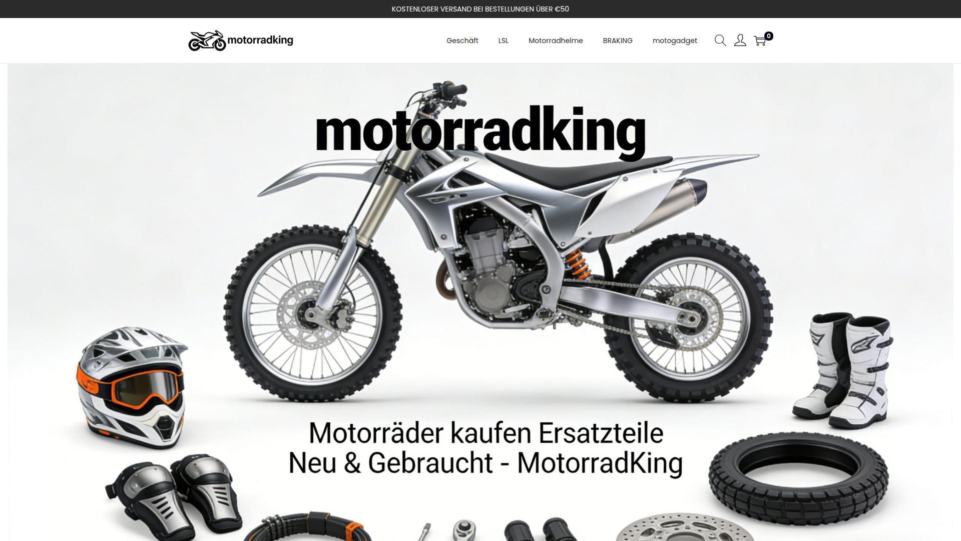 Screenshot motorradking.com