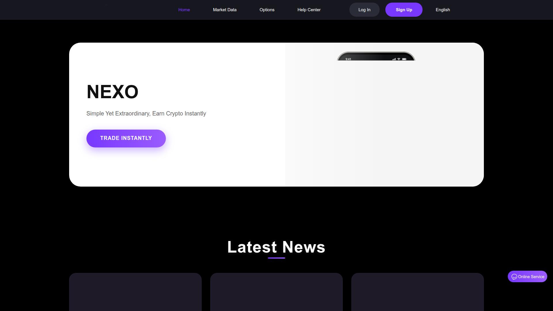 Screenshot nexolc.com