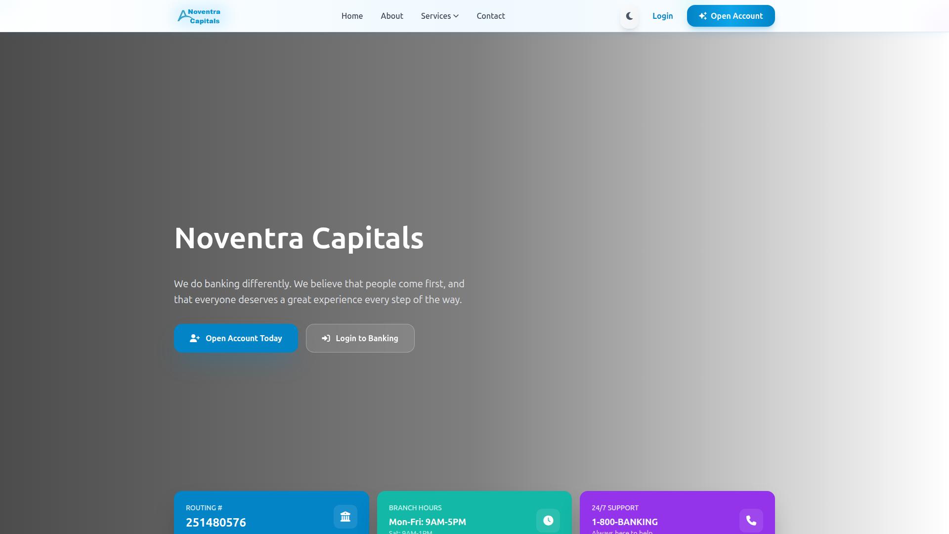 Screenshot noventracapitals.com