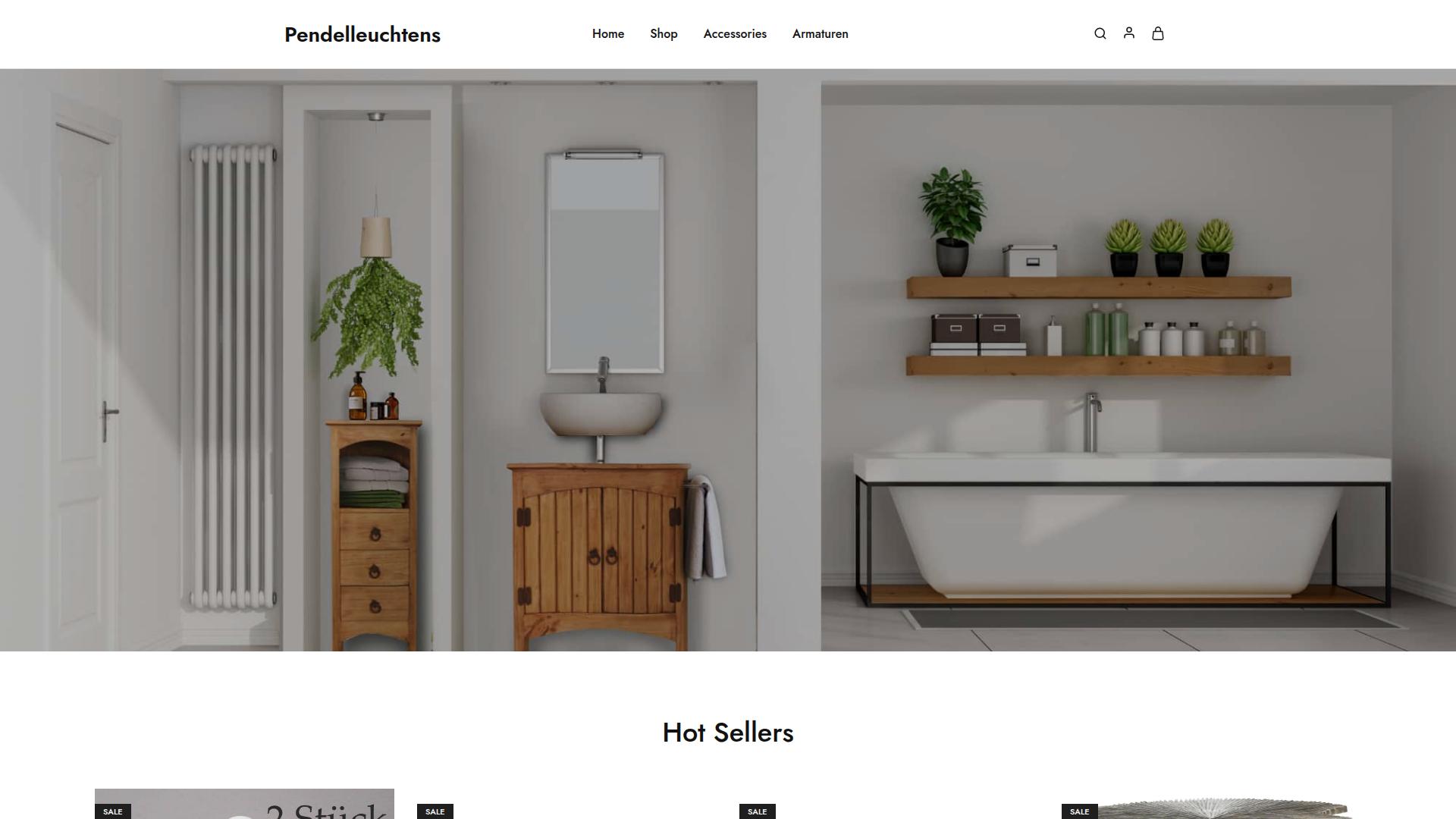 Screenshot pendelleuchtens.com