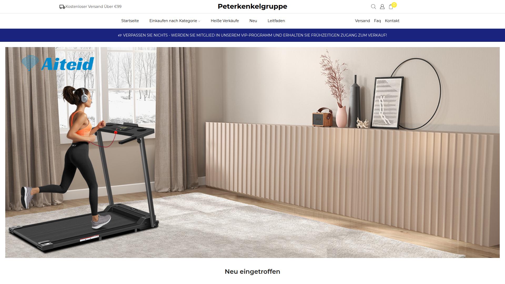Screenshot peterkenkelgruppe.de