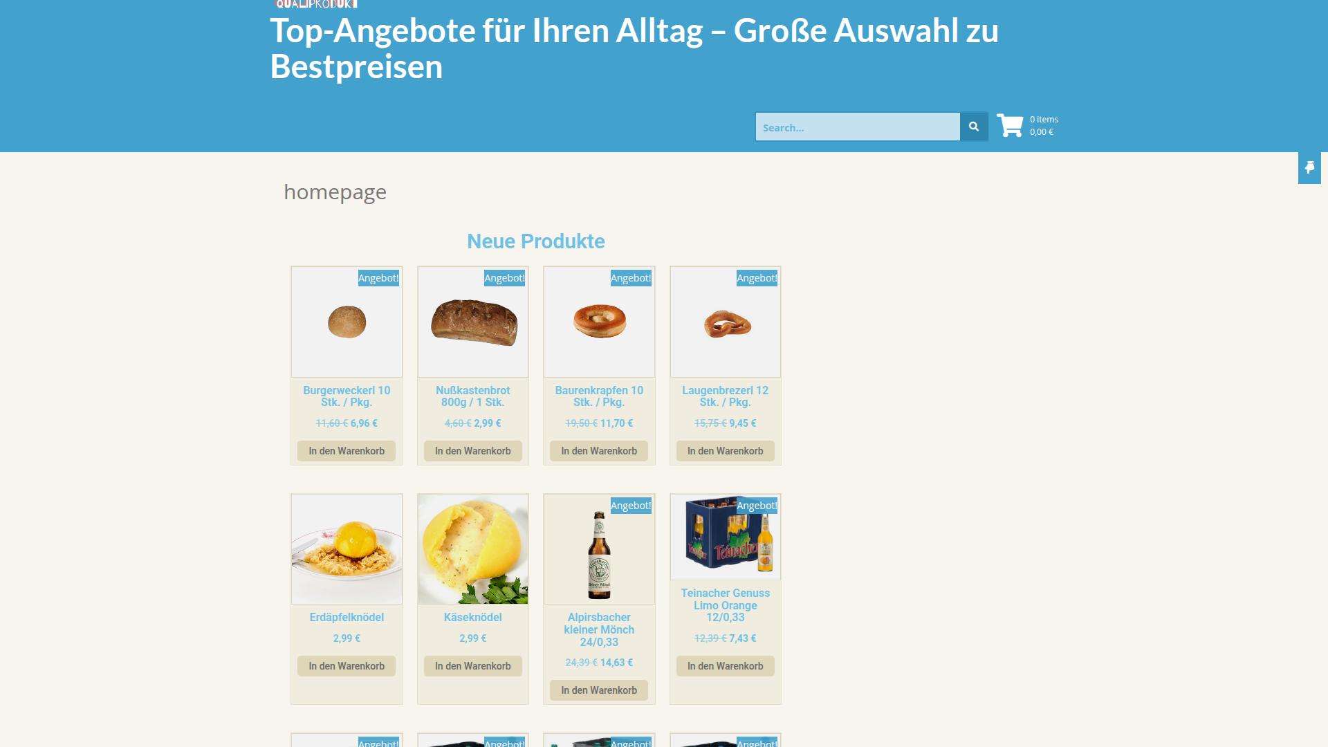 Screenshot qualiprodukt.de
