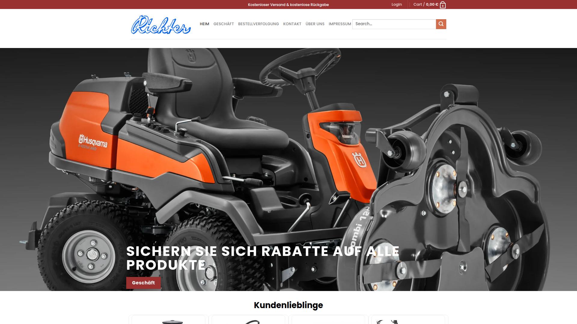 Screenshot richter-uhren.de