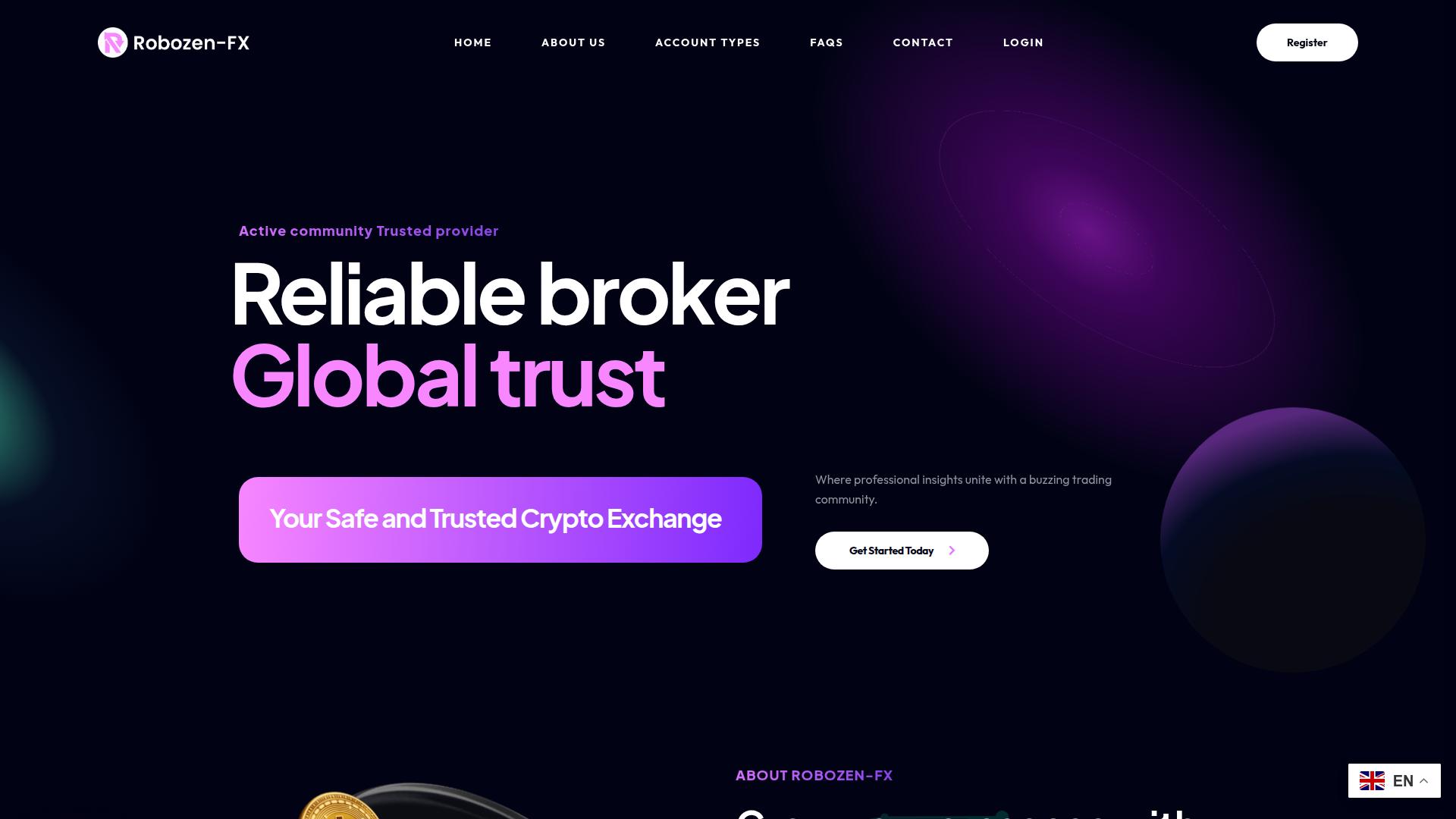 Screenshot robozen-fx.com