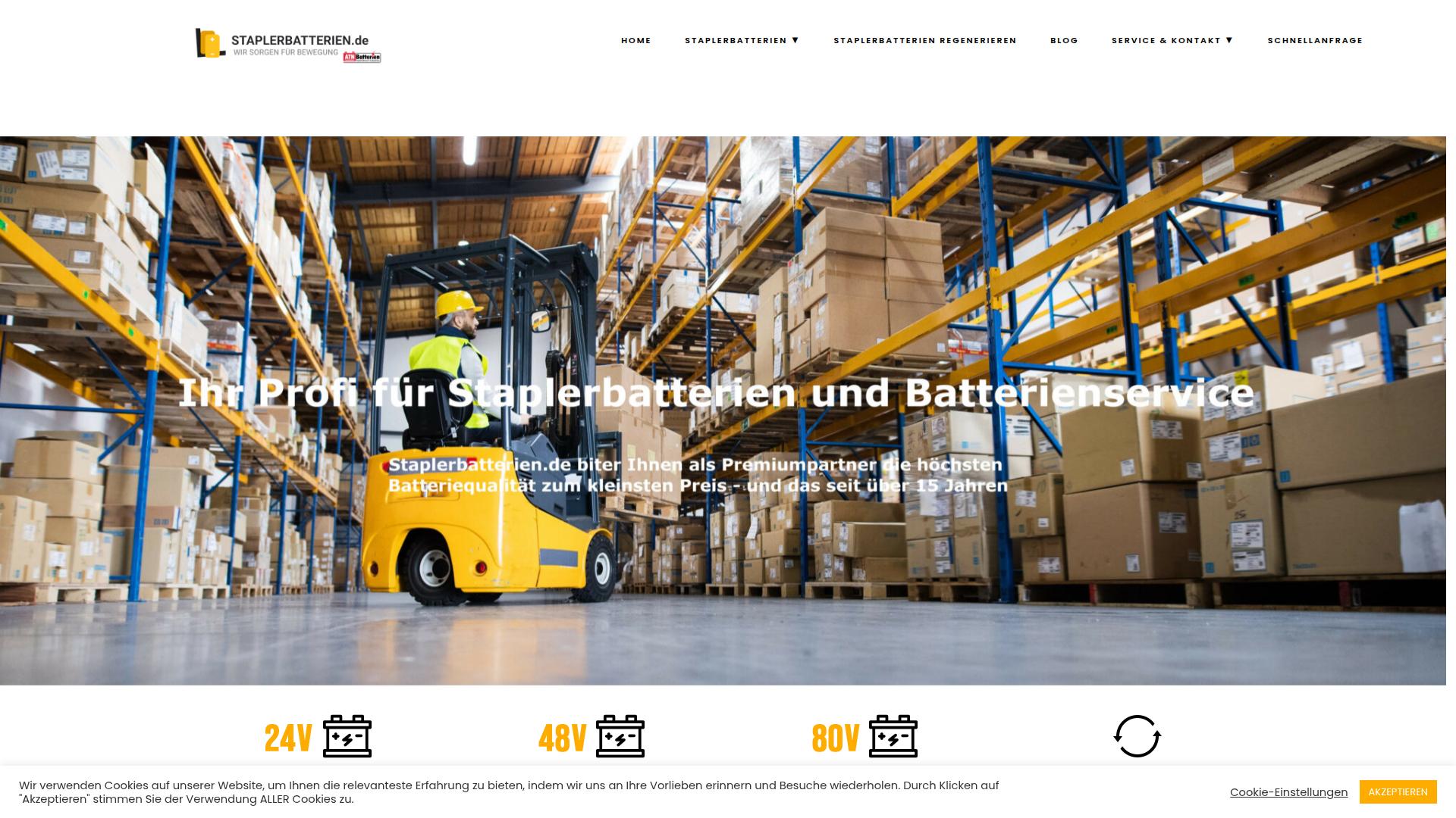 Screenshot staplerbatterien.de