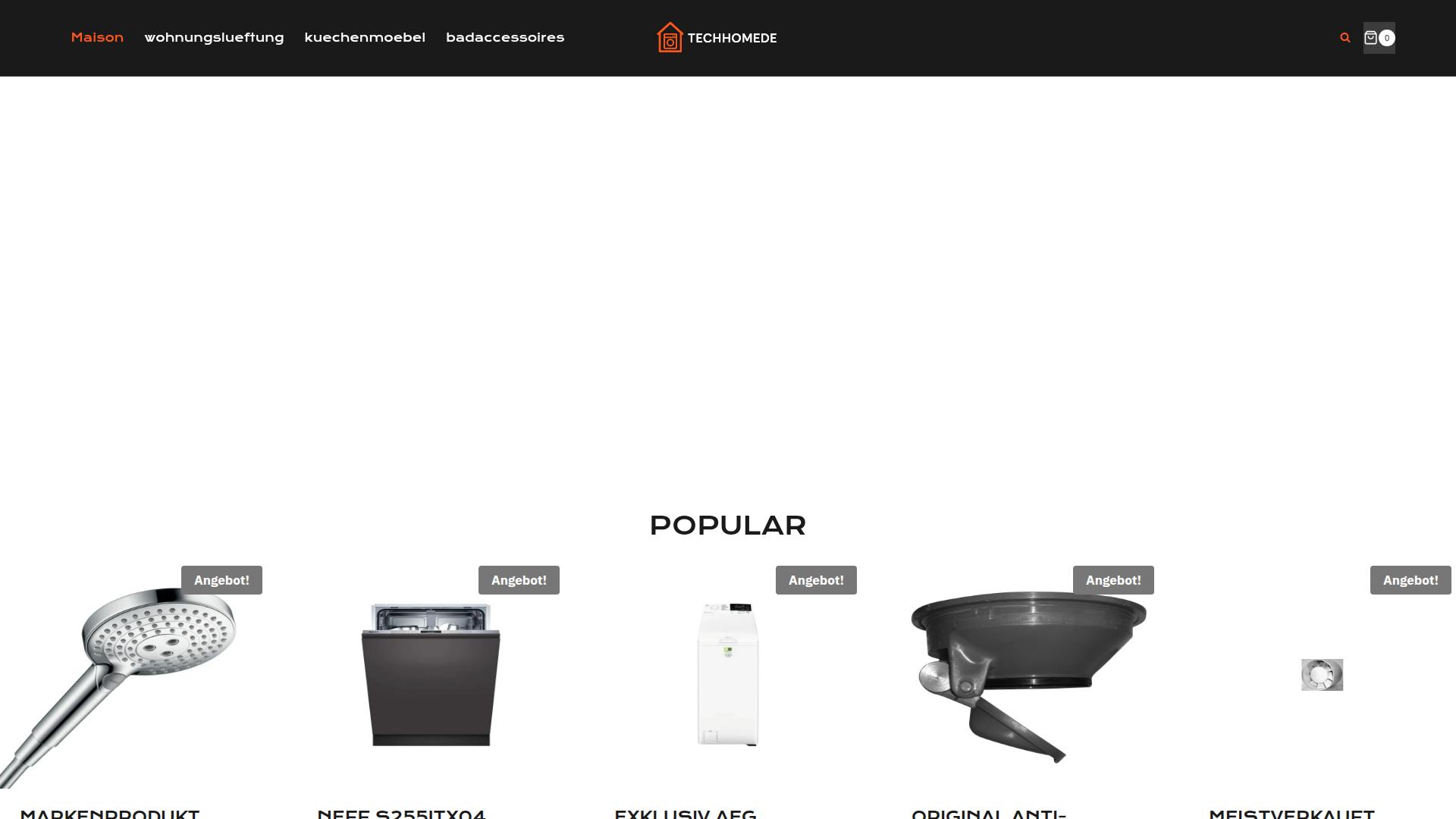 Screenshot techhomede.com
