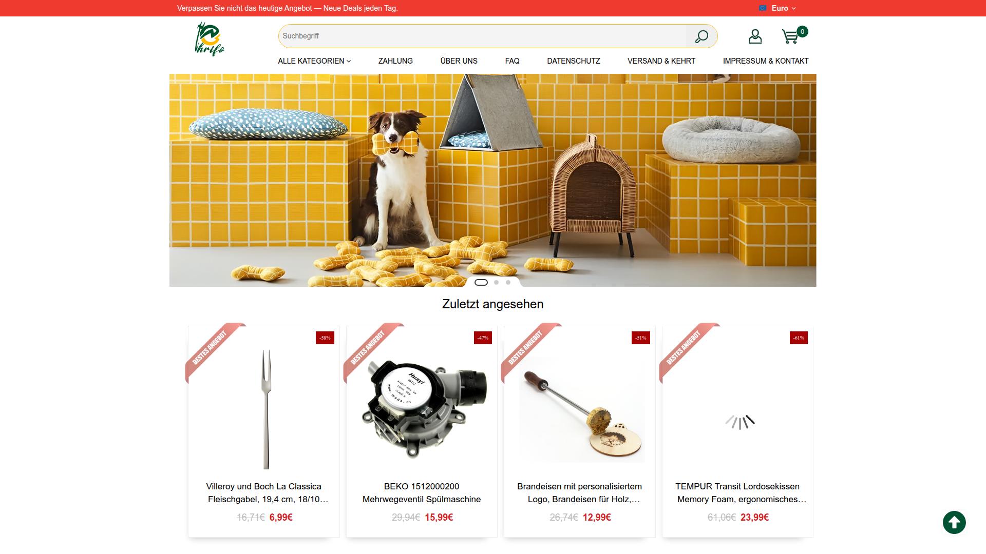 Screenshot thriftfolio.com