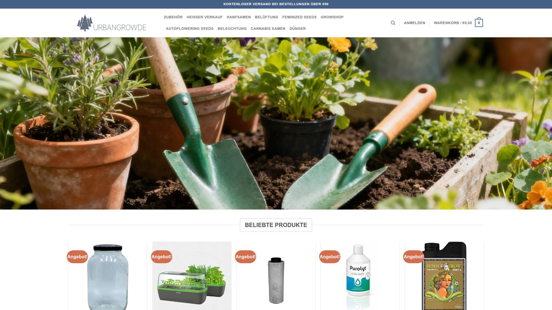 Screenshot urbangrowde.com