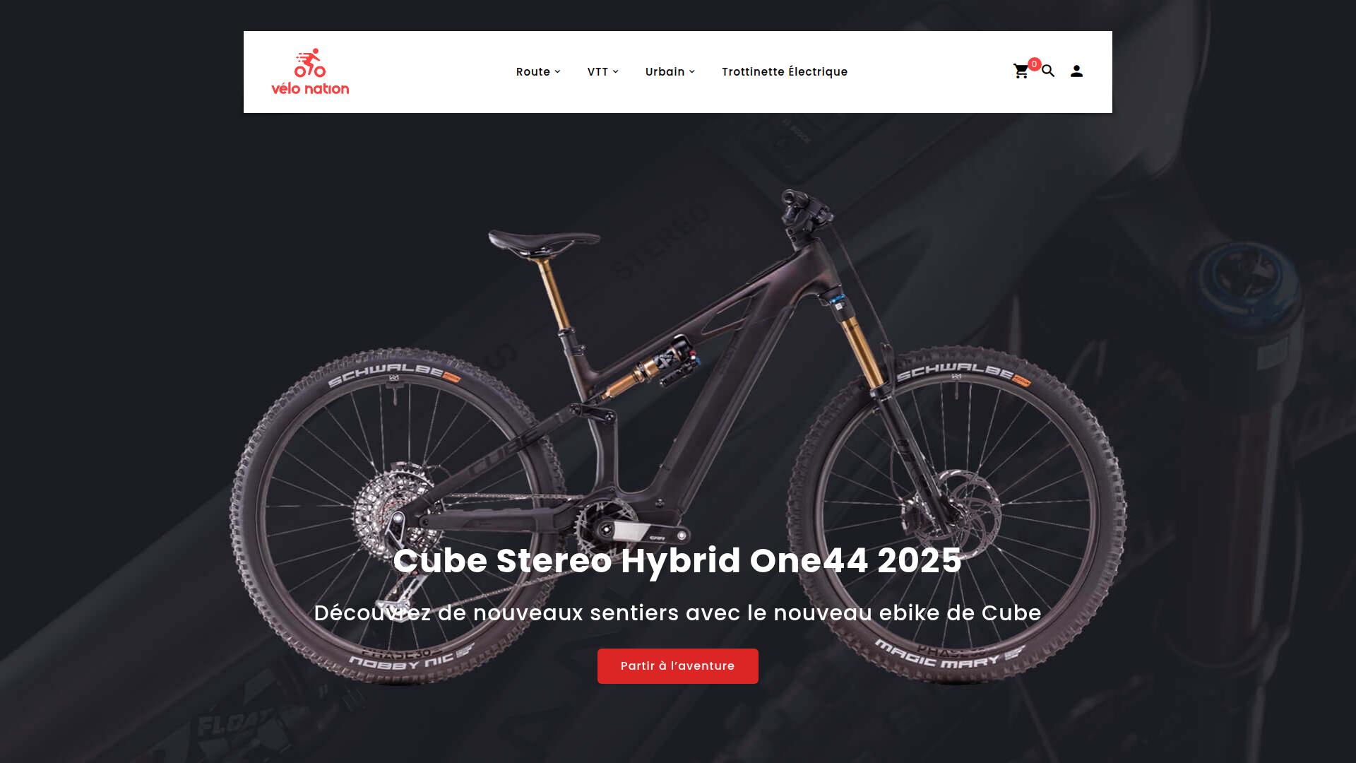 Screenshot velo-nation.com