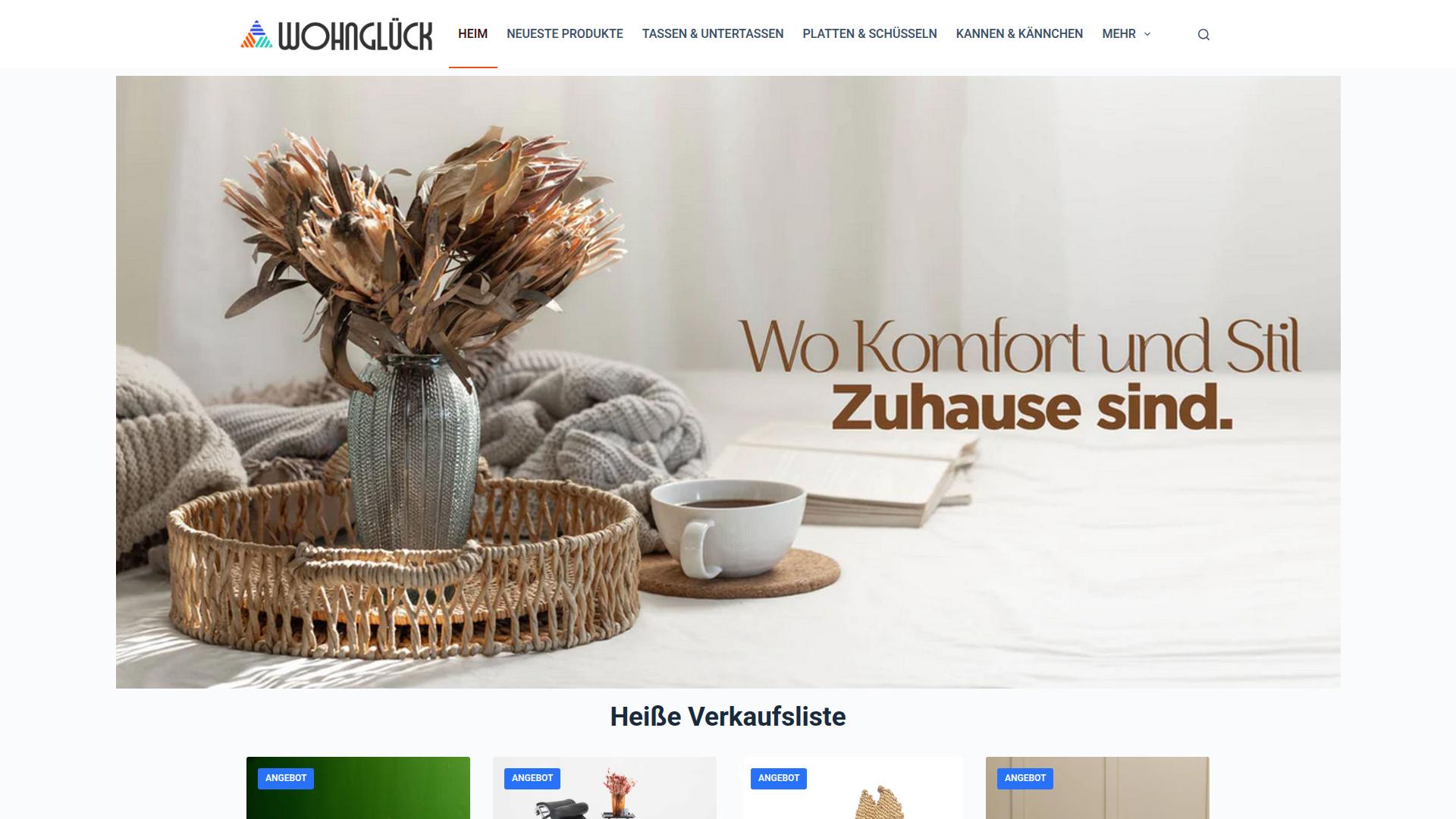 Screenshot wohnlichkeiterschaffen.com