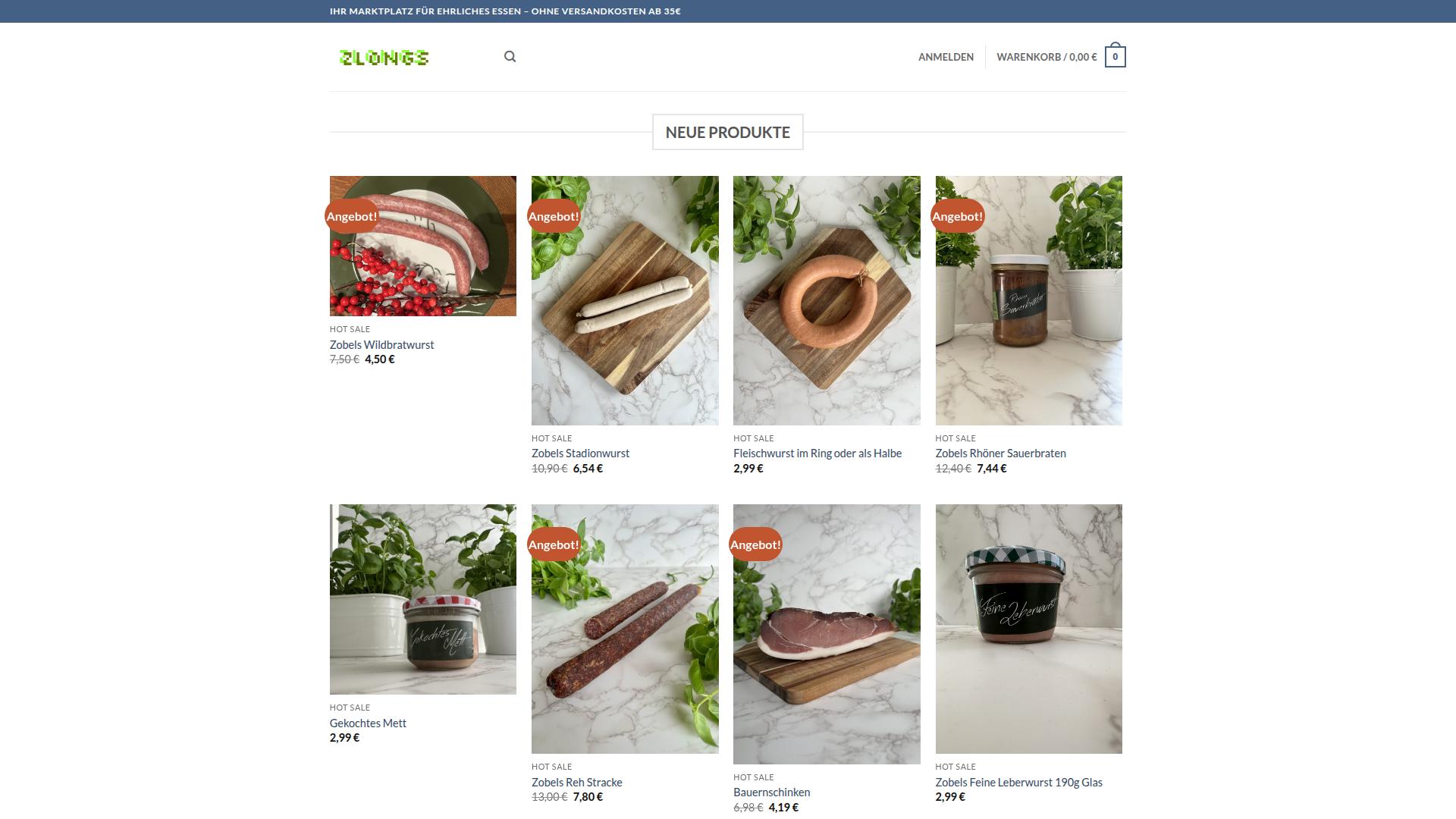 Screenshot zlongs.com