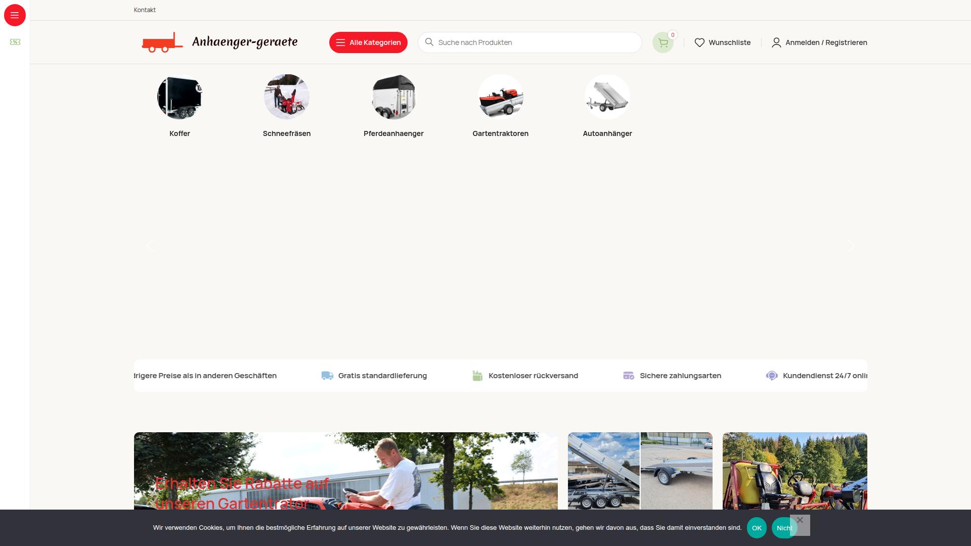 Screenshot anhaenger-geraete.com