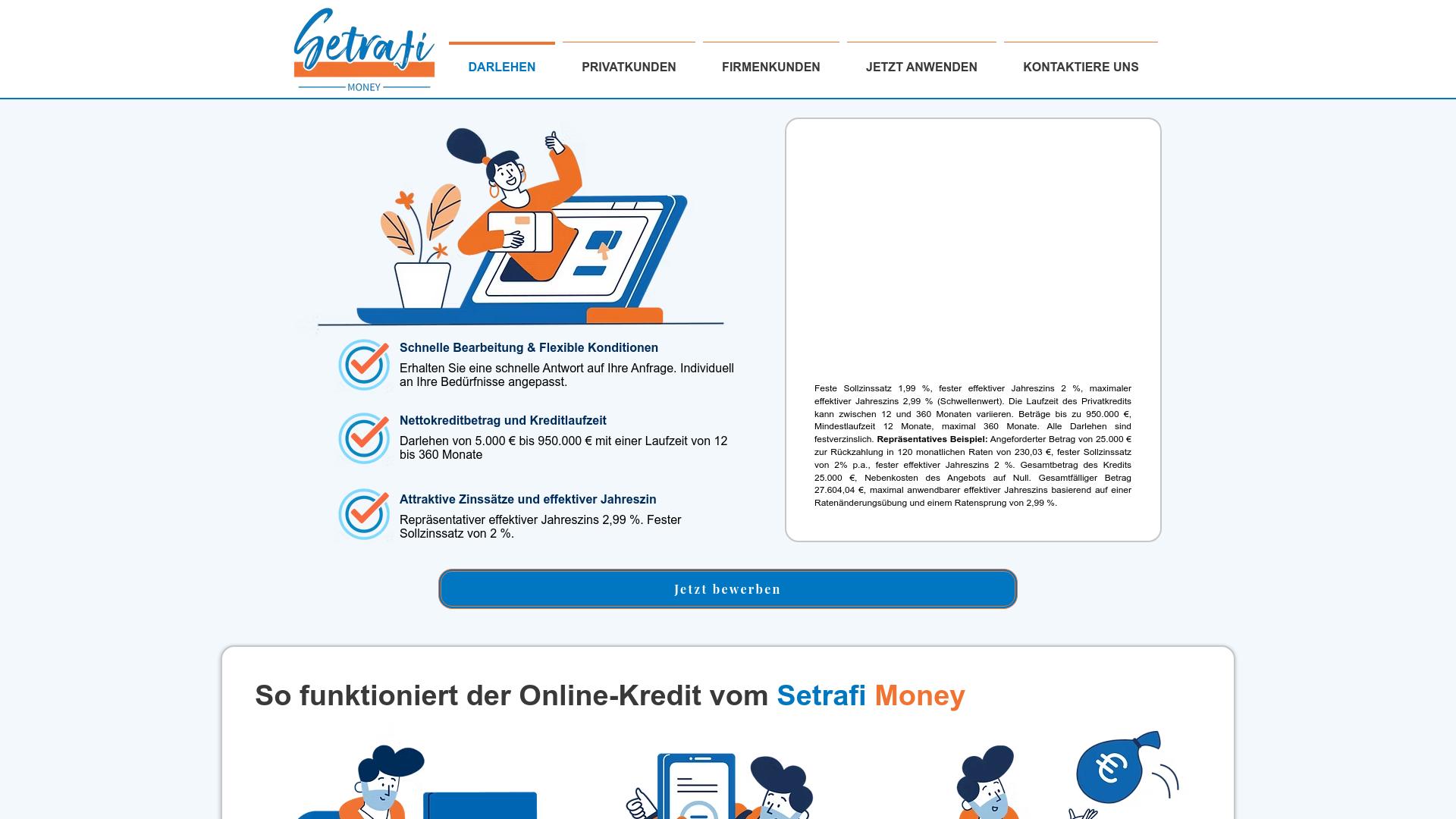 Screenshot at-setrafimoney.org