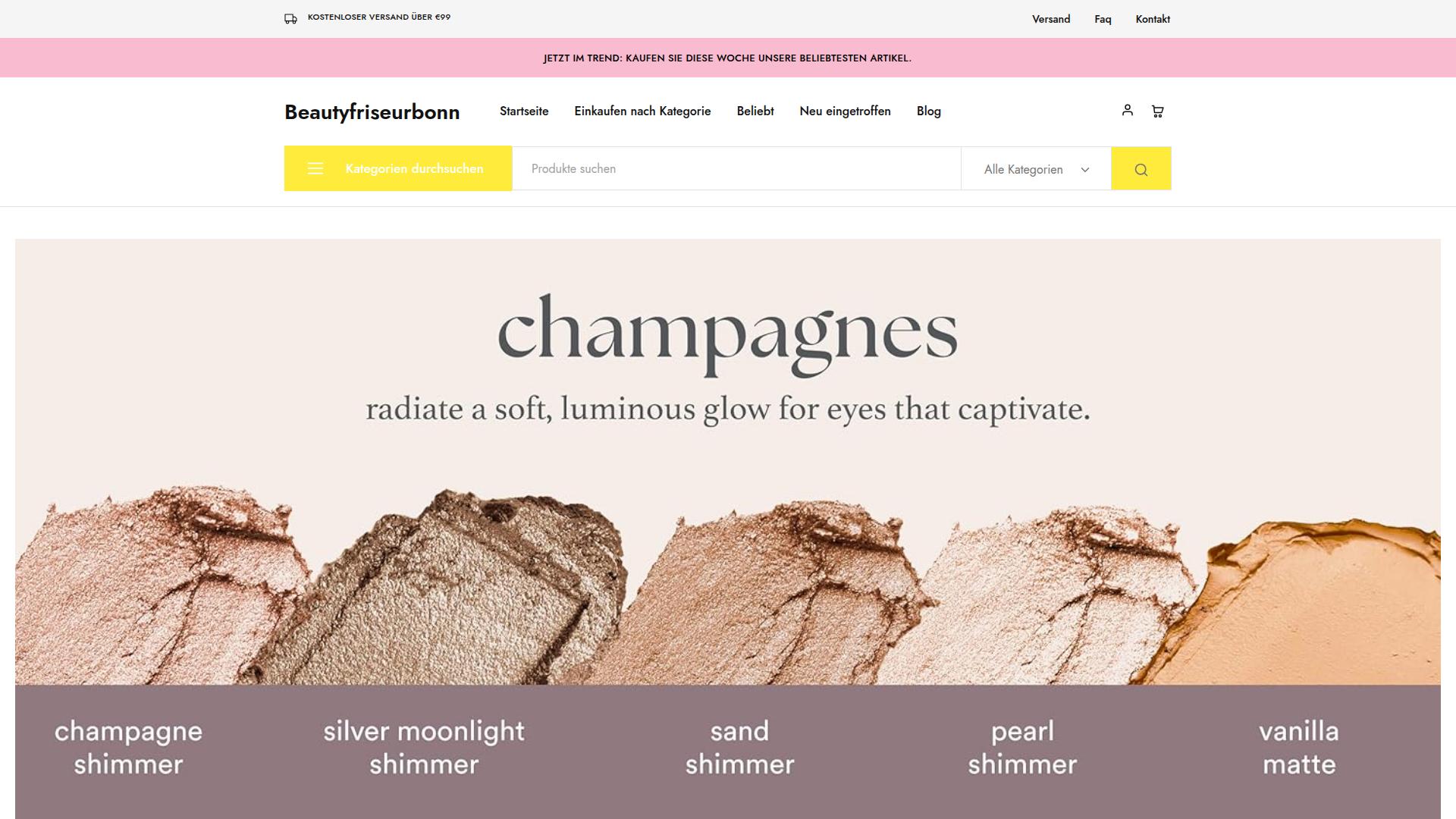 Screenshot beautyfriseurbonn.de