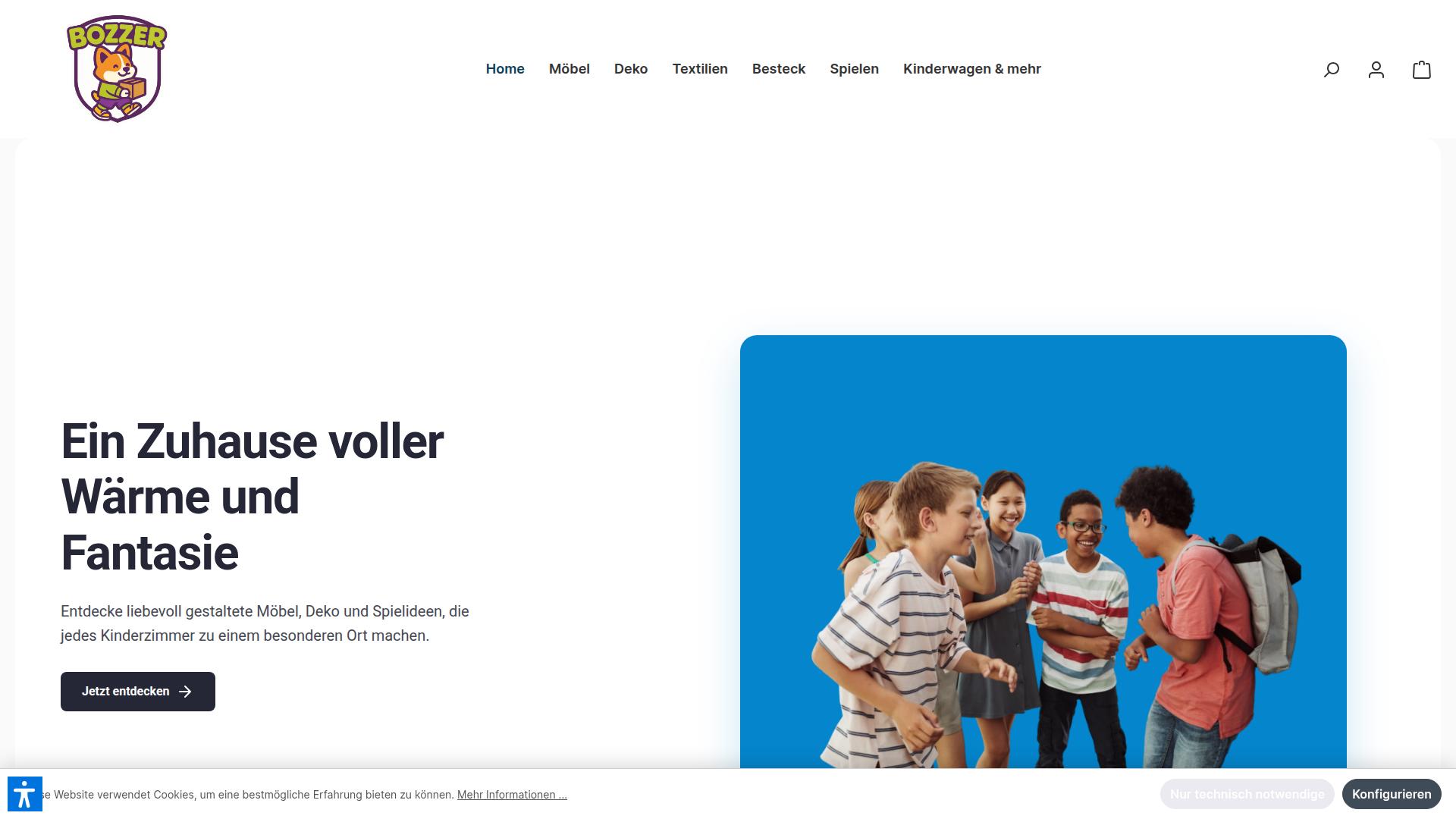 Screenshot bozzer.de