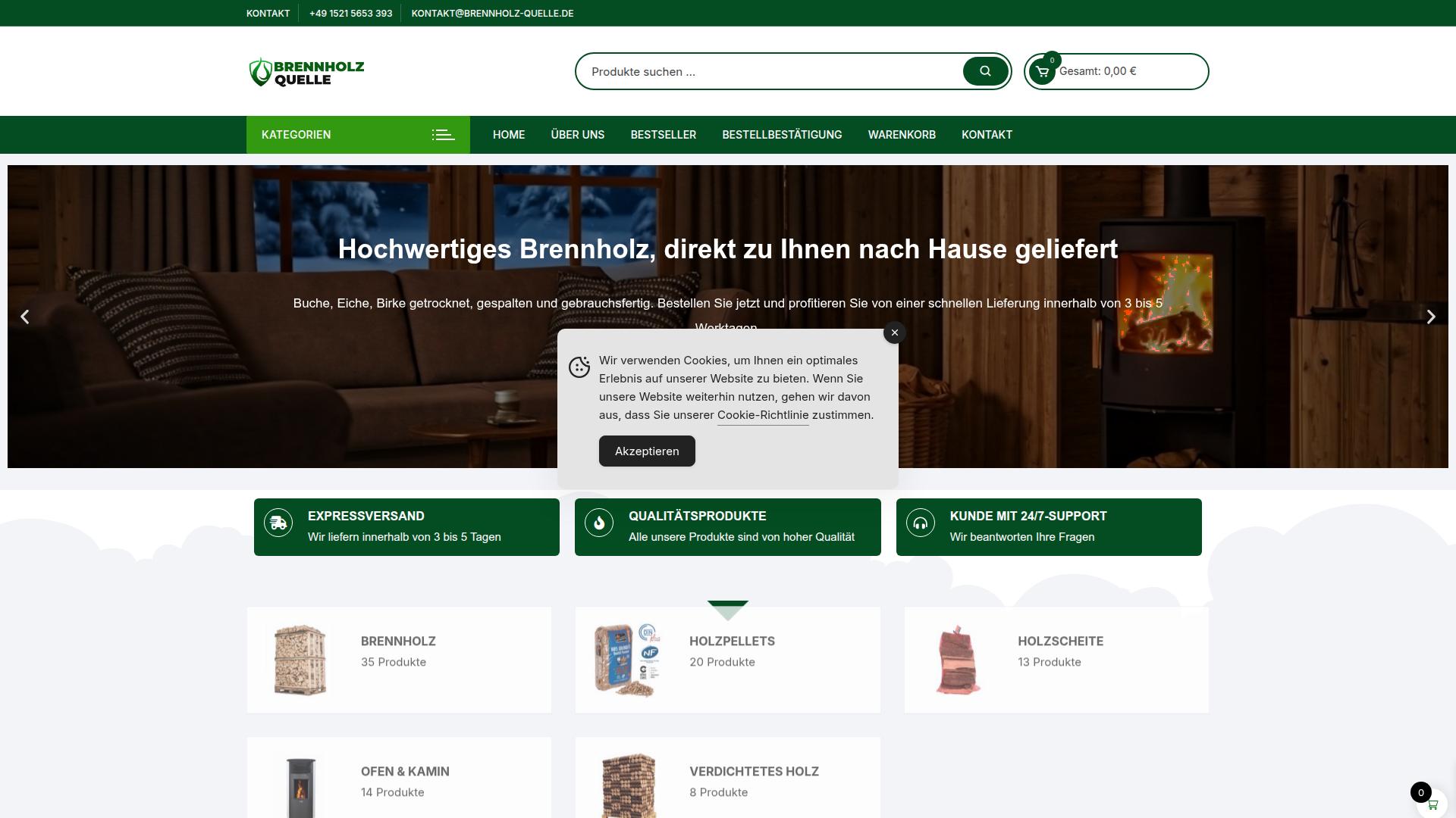Screenshot brennholz-quelle.de