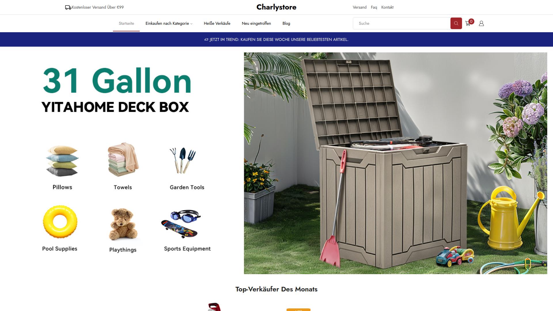 Screenshot charlystore.de