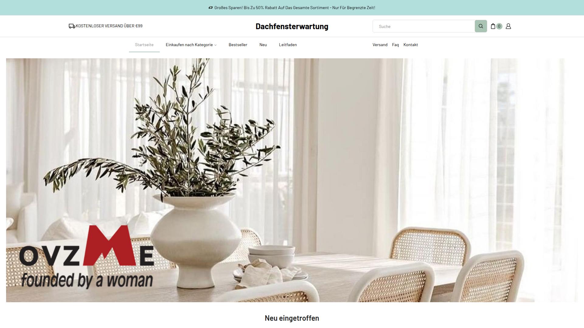 Screenshot dachfensterwartung.de