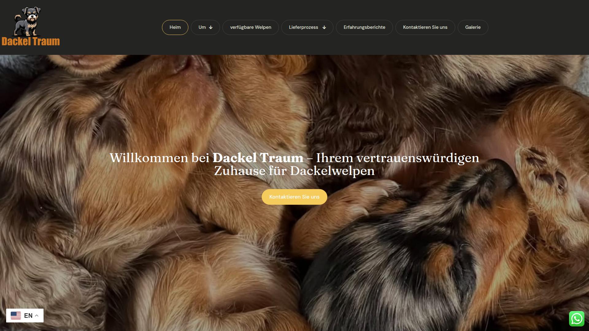 Screenshot dackeltraum.com