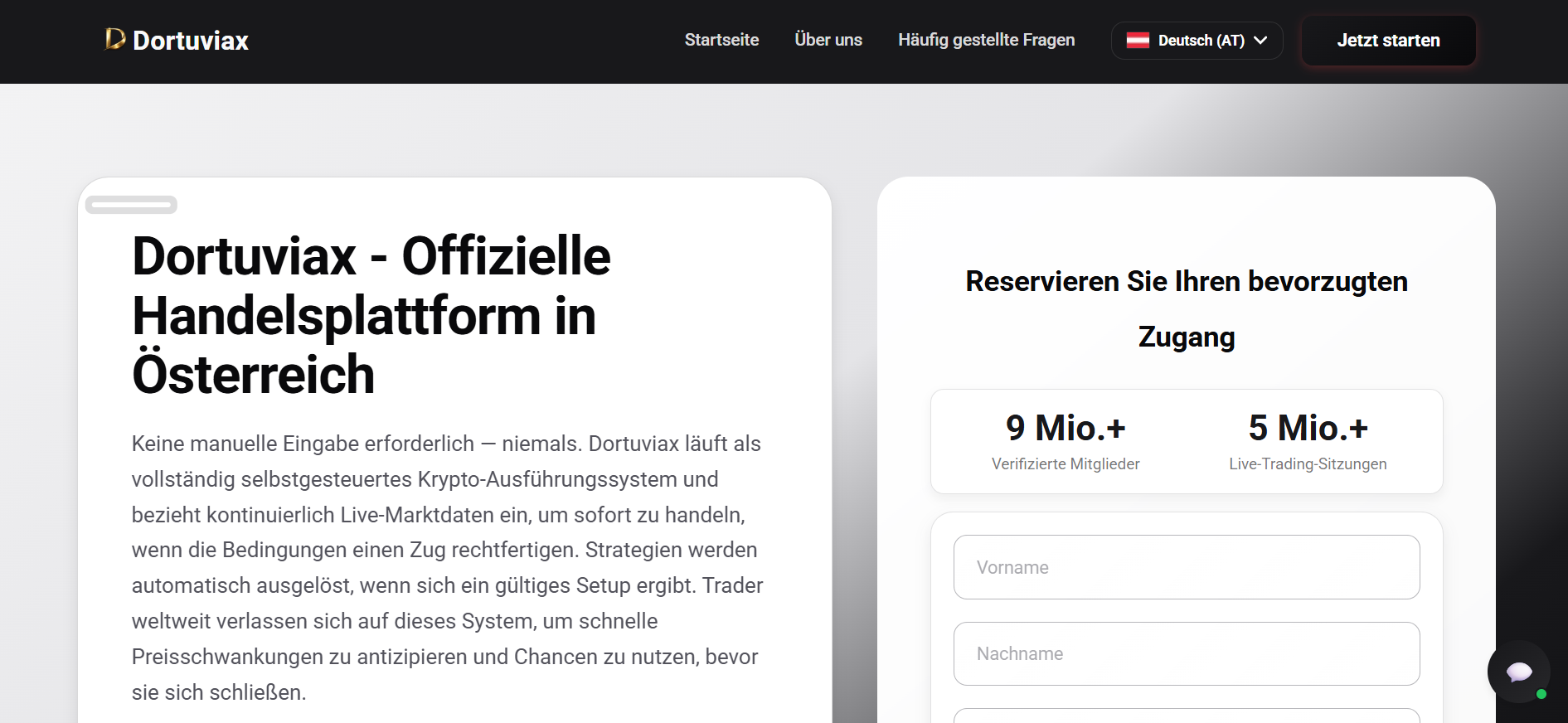 Screenshot dortuviax.at