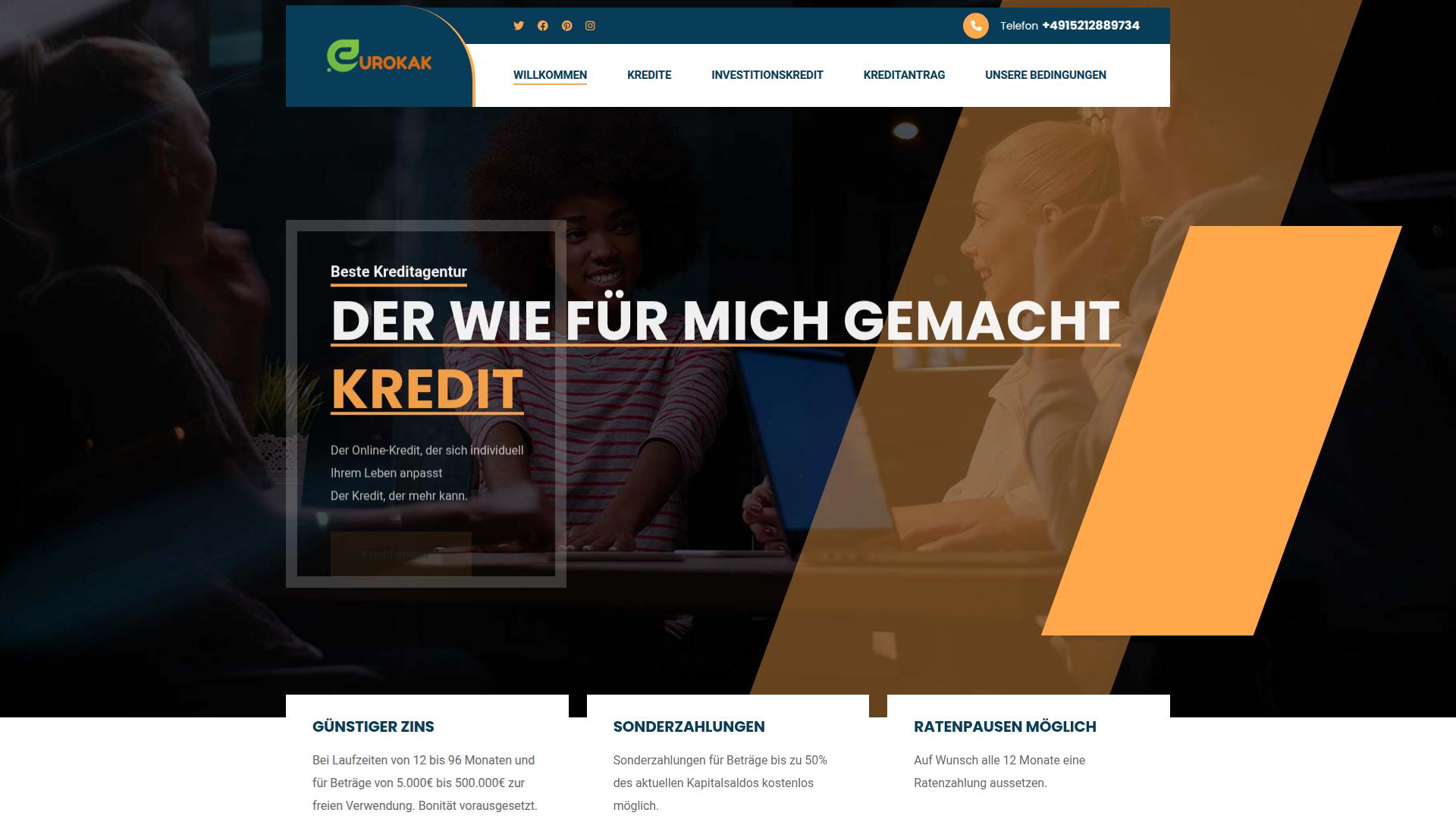 Screenshot eurokak.com