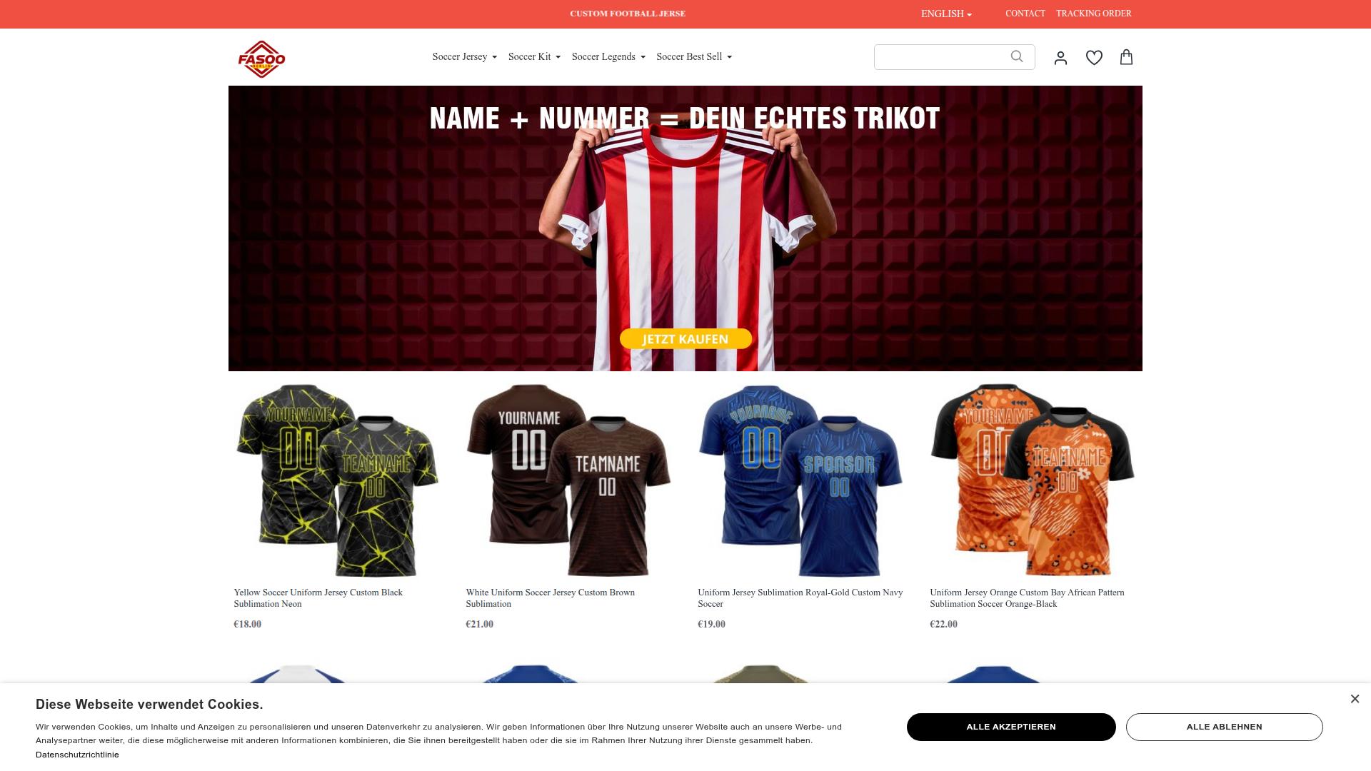 Screenshot fasoo.de