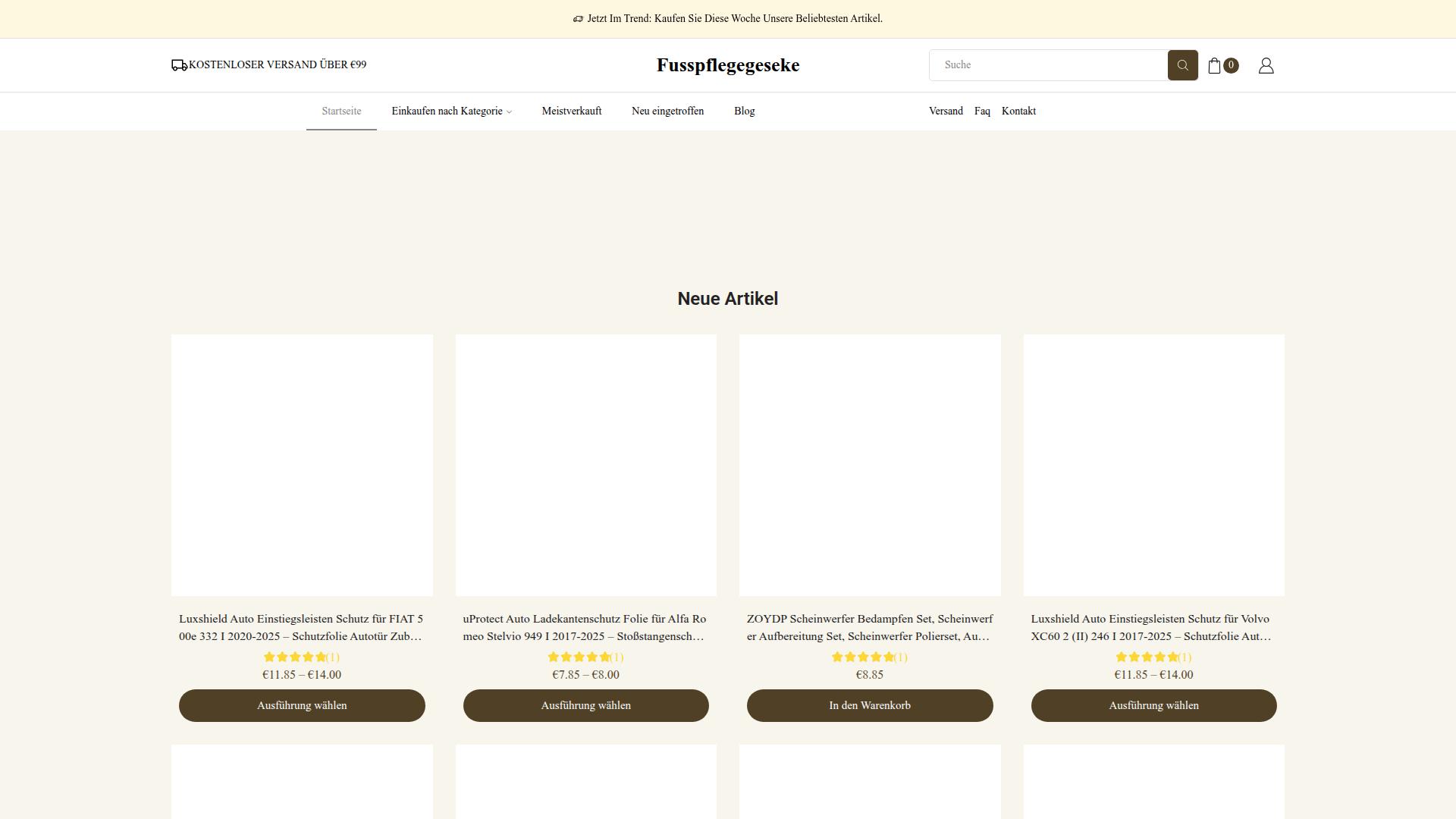 Screenshot fusspflegegeseke.de