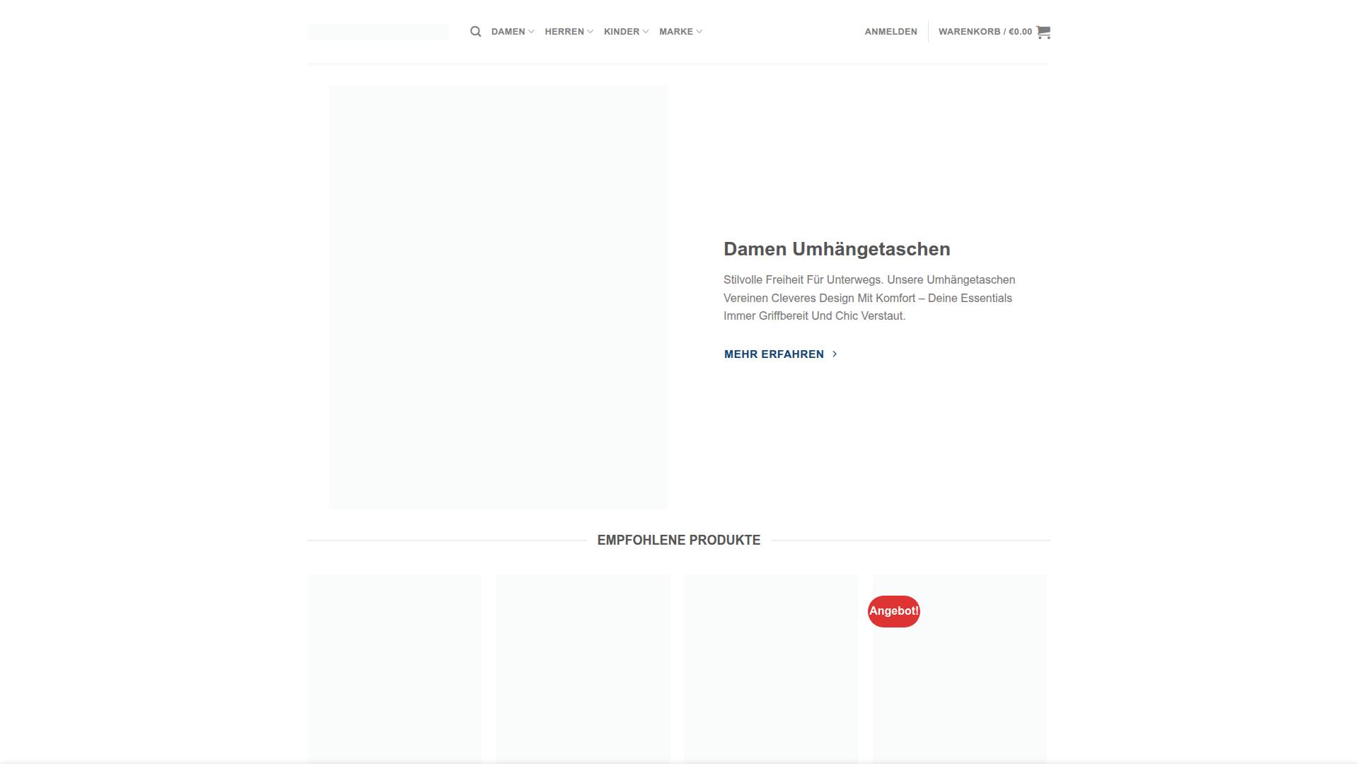 Screenshot glanzschuh.com