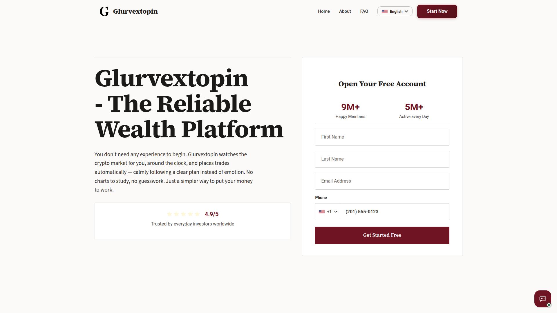 Screenshot glurvextopin-official.com