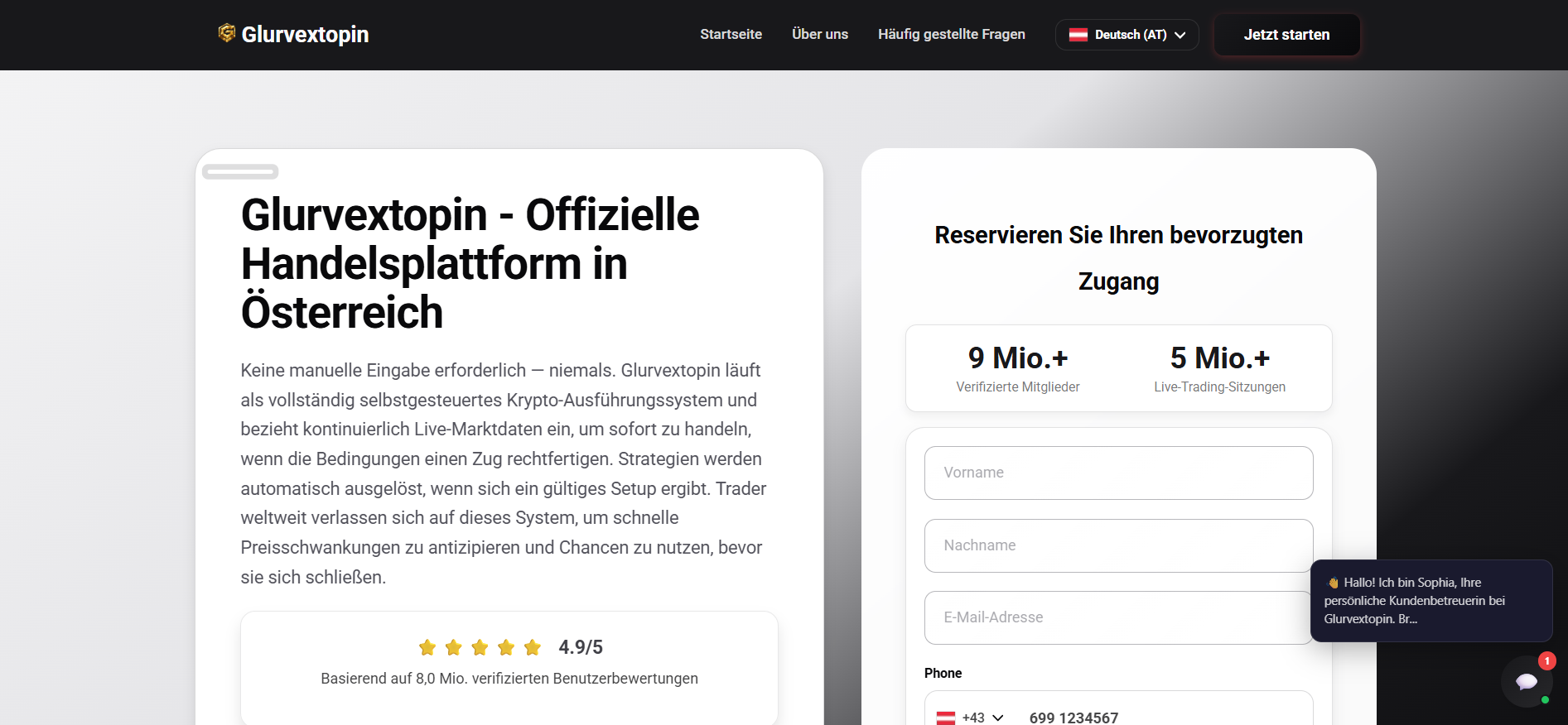 Screenshot glurvextopin.at