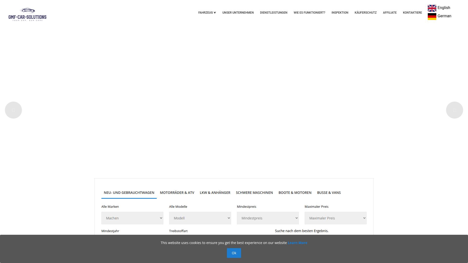 Screenshot gmfcar-sol.com