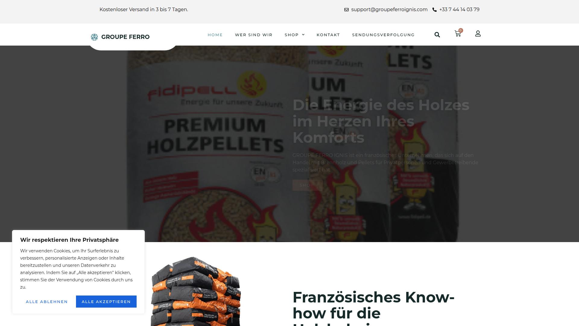 Screenshot groupeferroignis.com