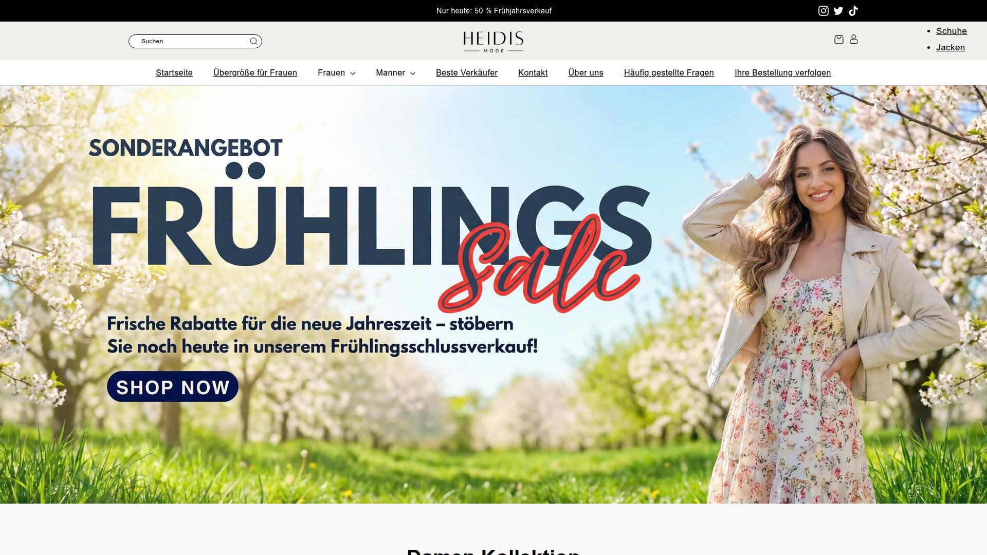 Screenshot heidi-mode.de