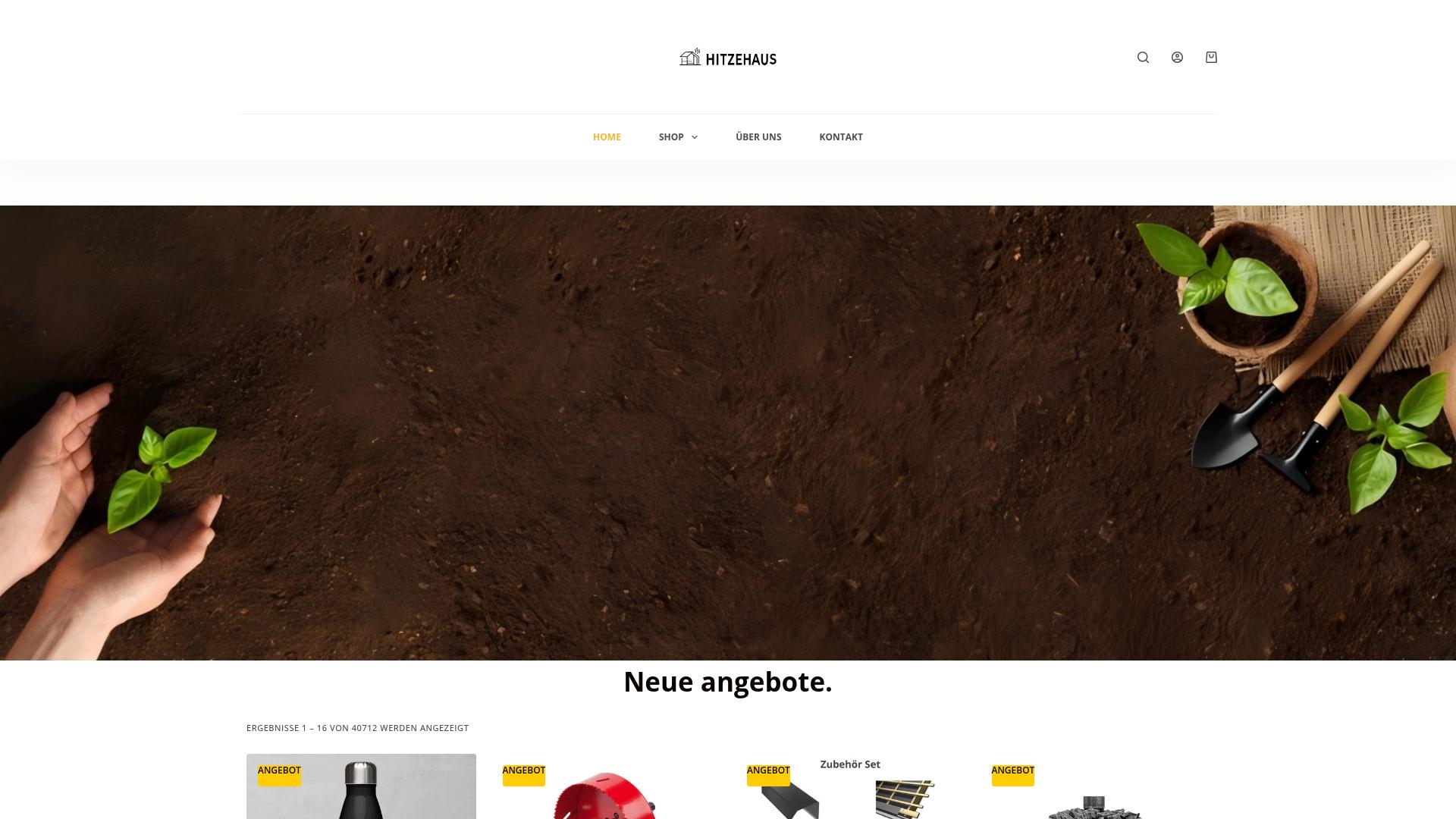 Screenshot hitzehaus.com