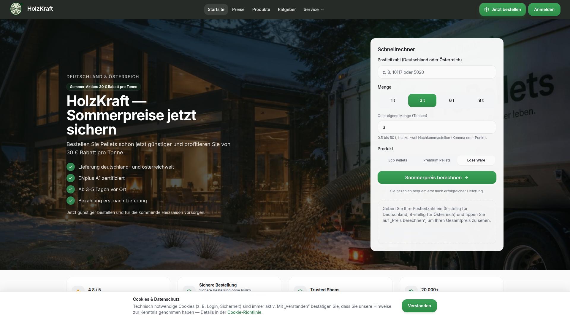 Screenshot holzkraft.pro