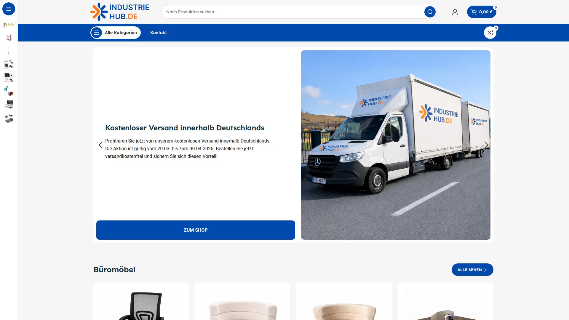 Screenshot industriehub.de